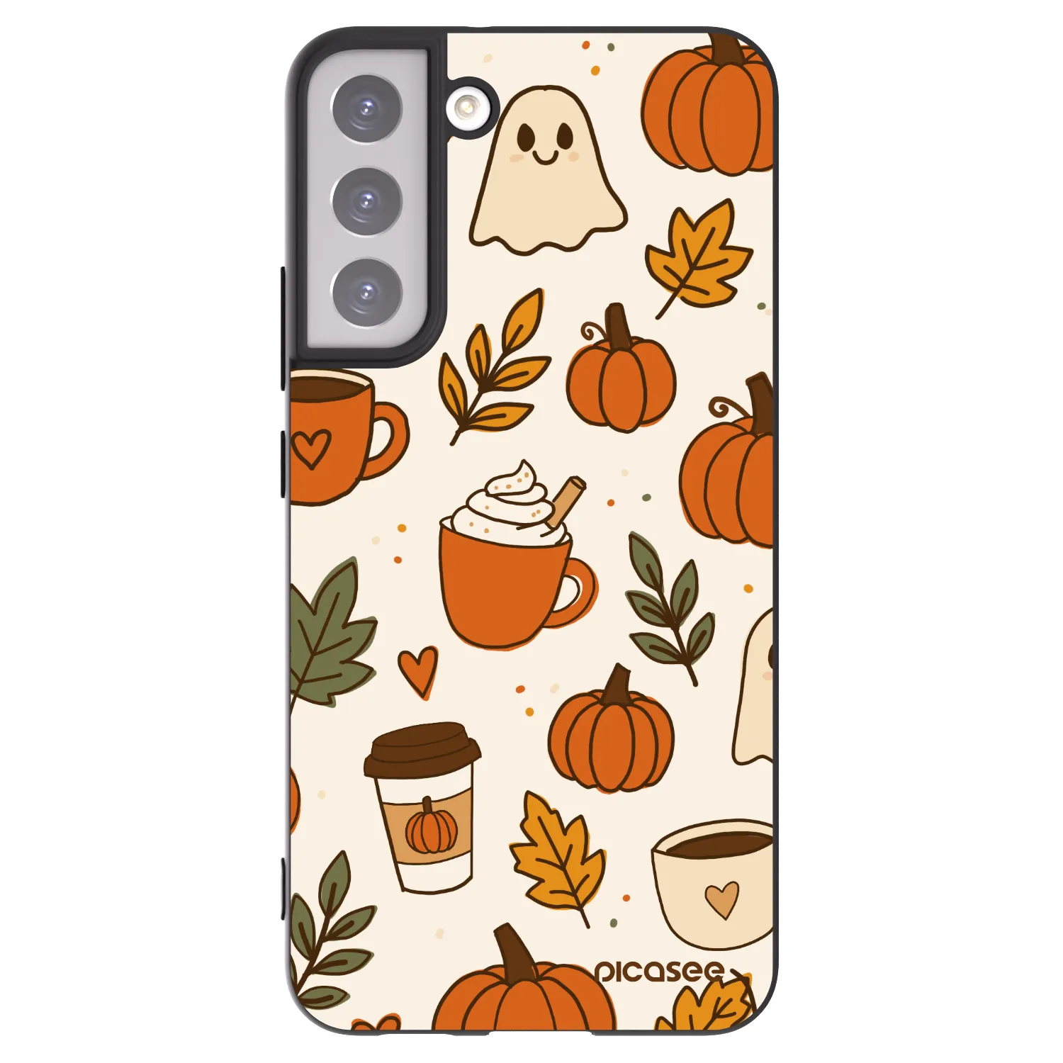 Picasee husă neagră din silicon pentru Samsung Galaxy S22+ 5G - Fall vibes