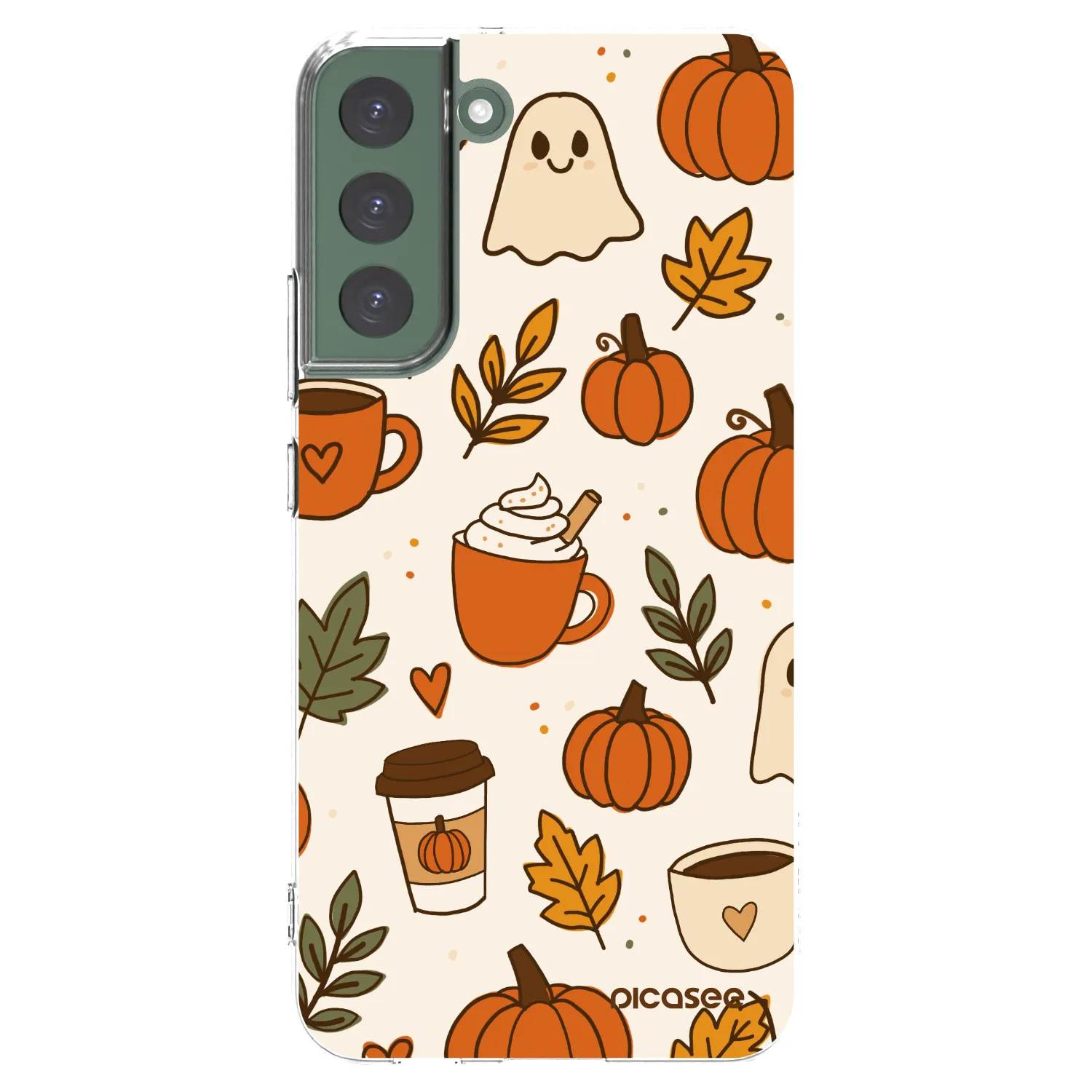 Picasee husă transparentă din silicon pentru Samsung Galaxy S22+ 5G - Fall vibes