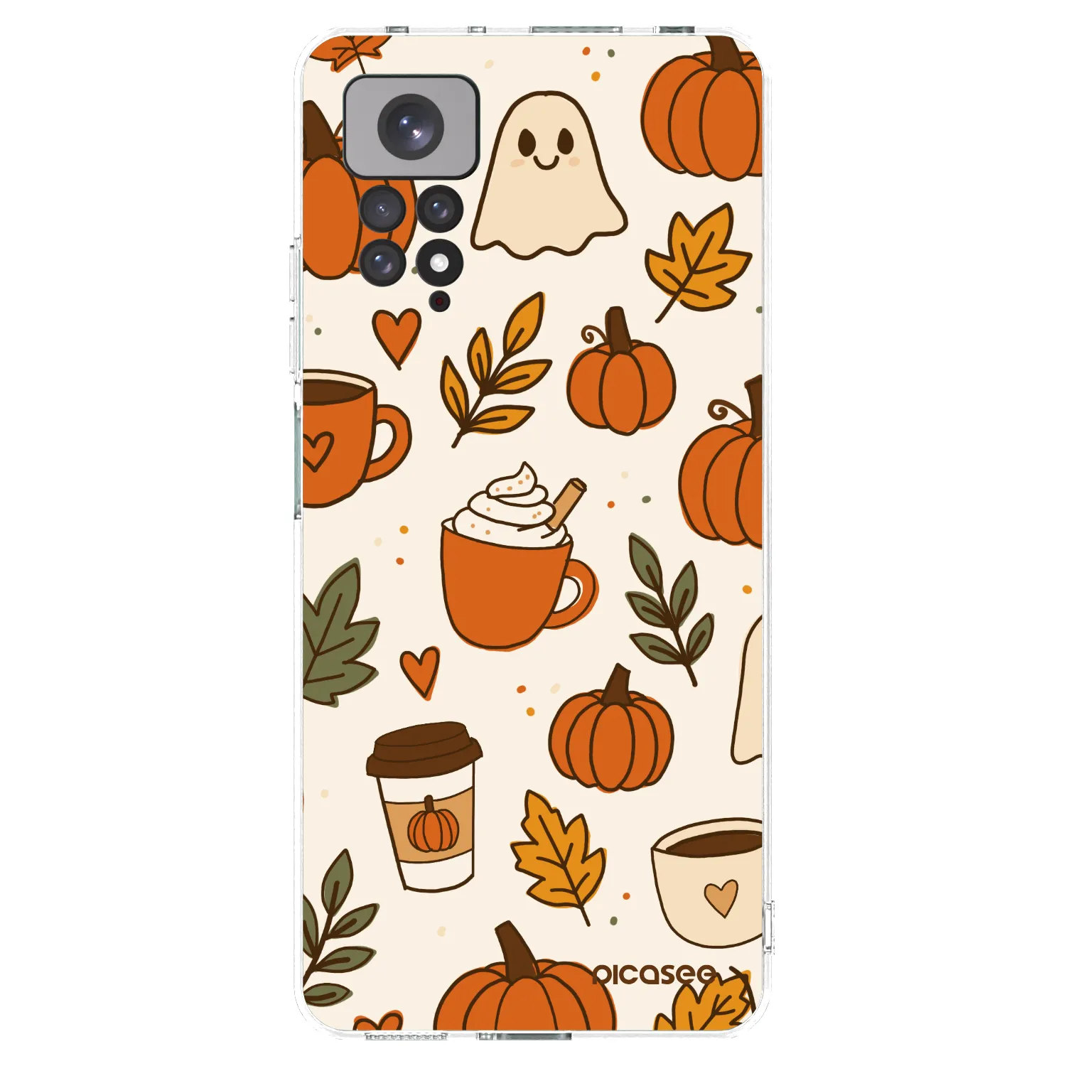 Picasee husă transparentă din silicon pentru Xiaomi Redmi Note 11 - Fall vibes