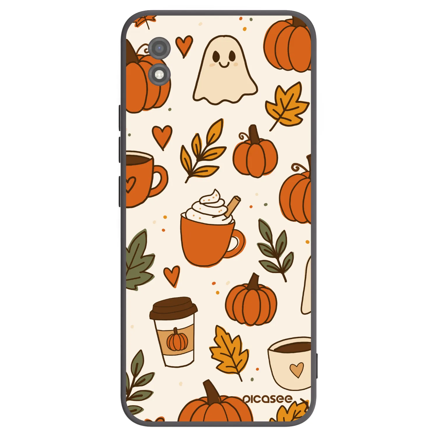 Picasee husă neagră din silicon pentru Realme C11 (2021) - Fall vibes