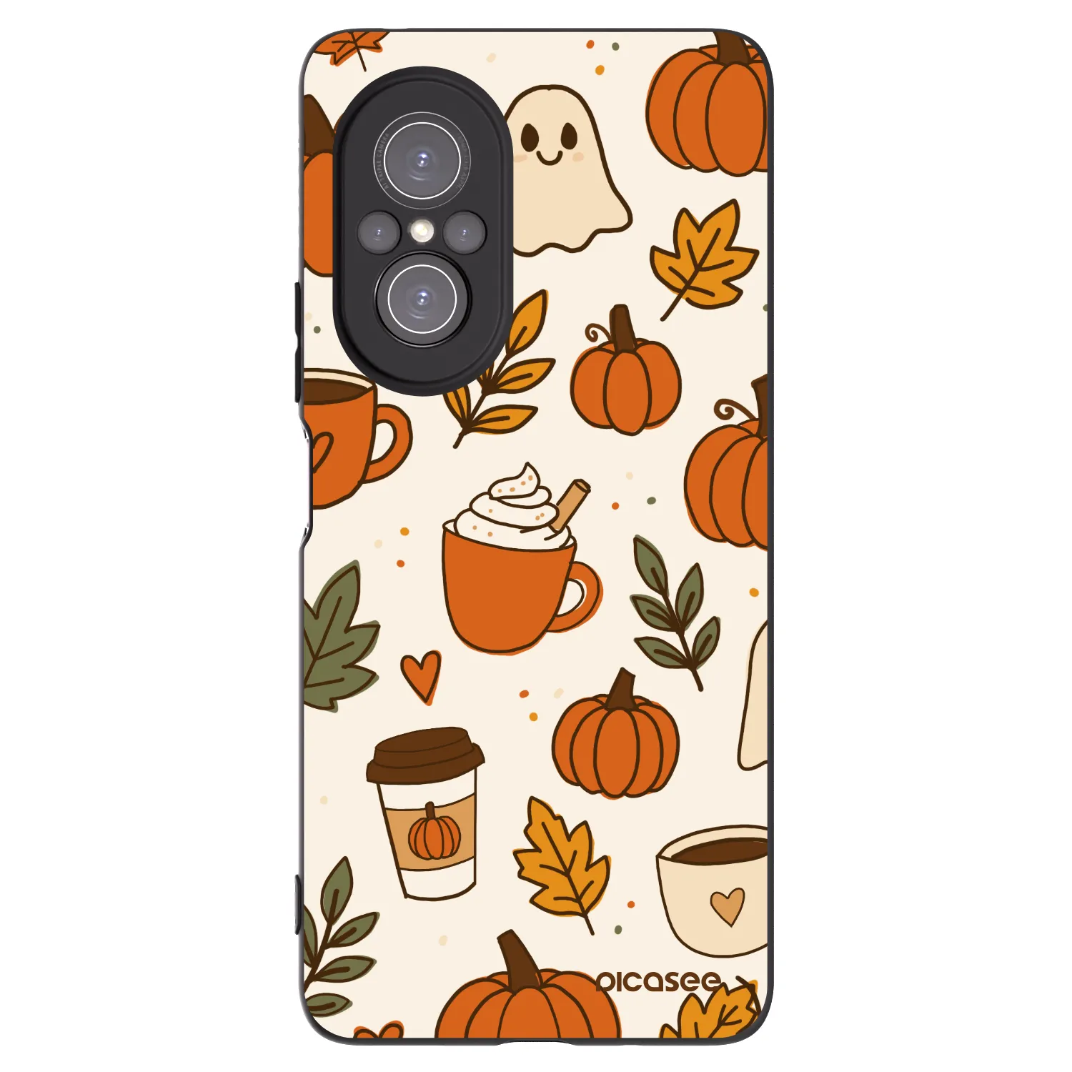 Picasee husă neagră din silicon pentru Huawei Nova 9 SE - Fall vibes