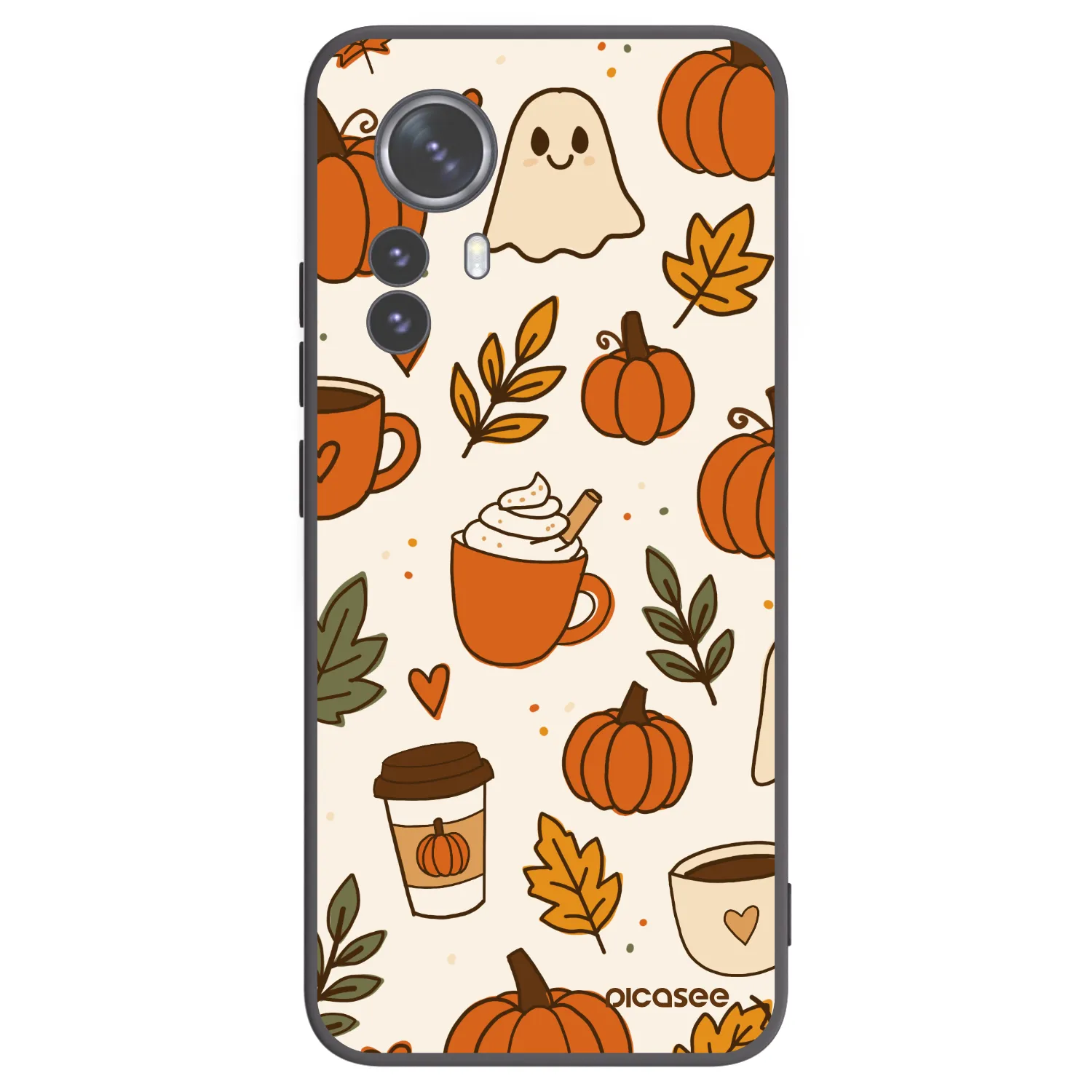 Picasee husă neagră din silicon pentru Xiaomi 12 Pro - Fall vibes