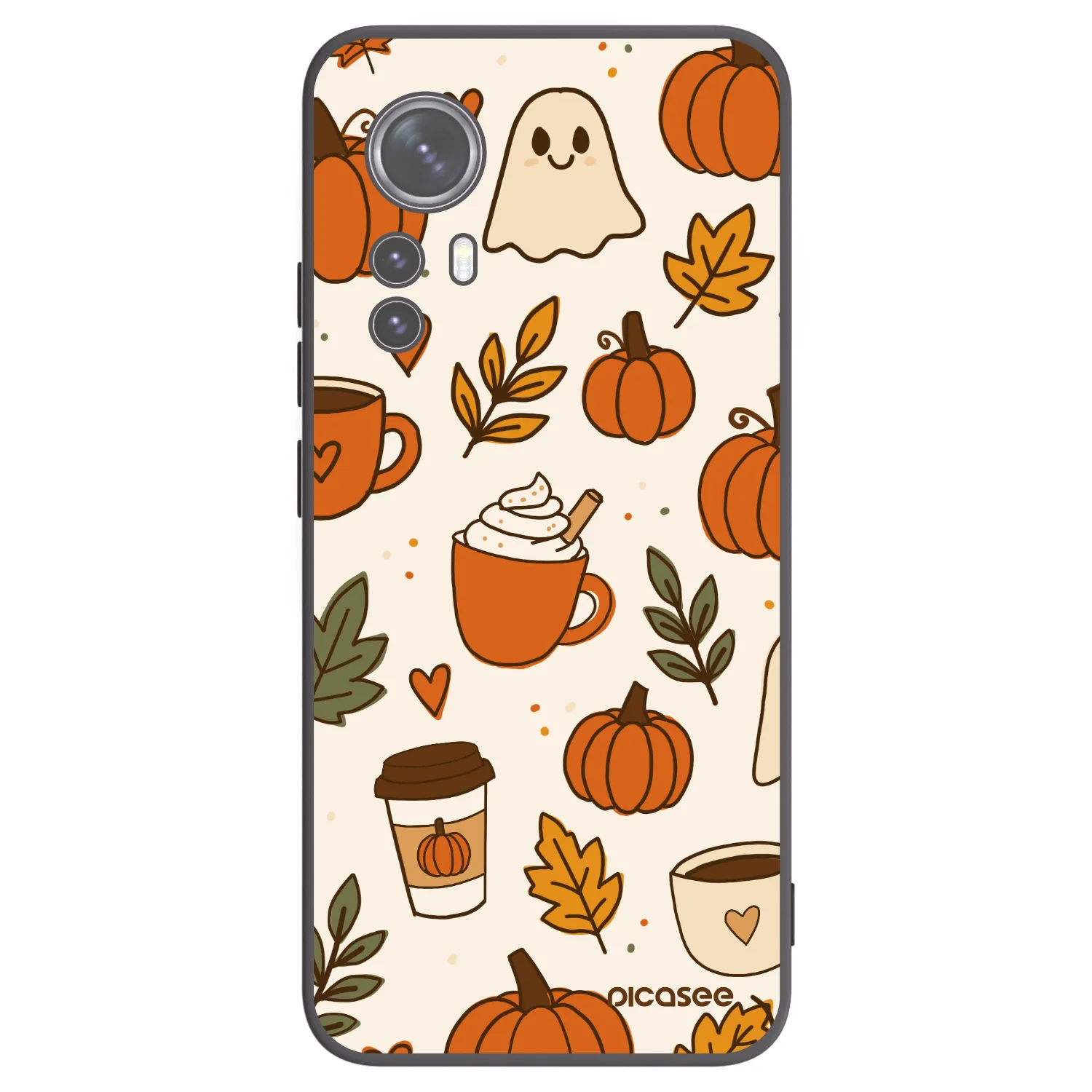 Picasee husă neagră din silicon pentru Xiaomi 12X - Fall vibes