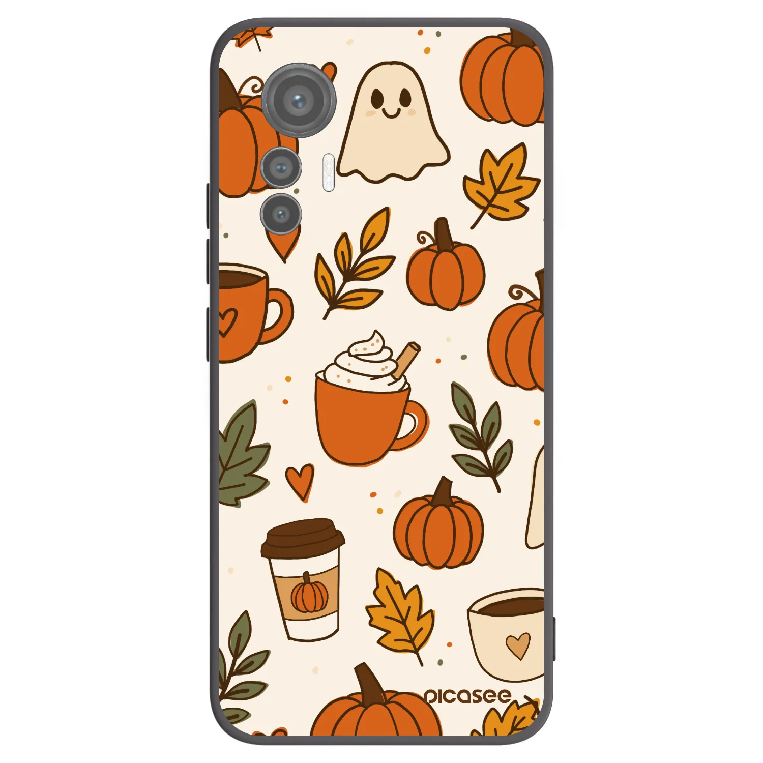 Picasee husă neagră din silicon pentru Xiaomi 12 Lite - Fall vibes