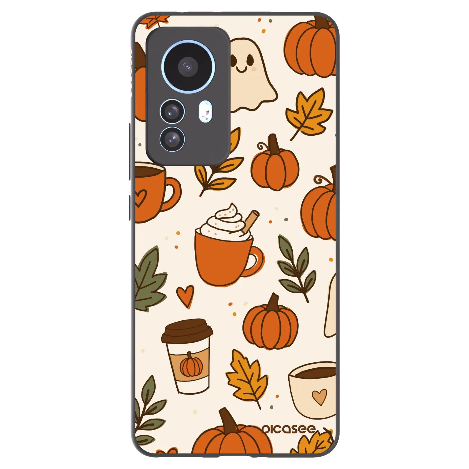 Picasee husă neagră din silicon pentru Xiaomi 12T Pro - Fall vibes