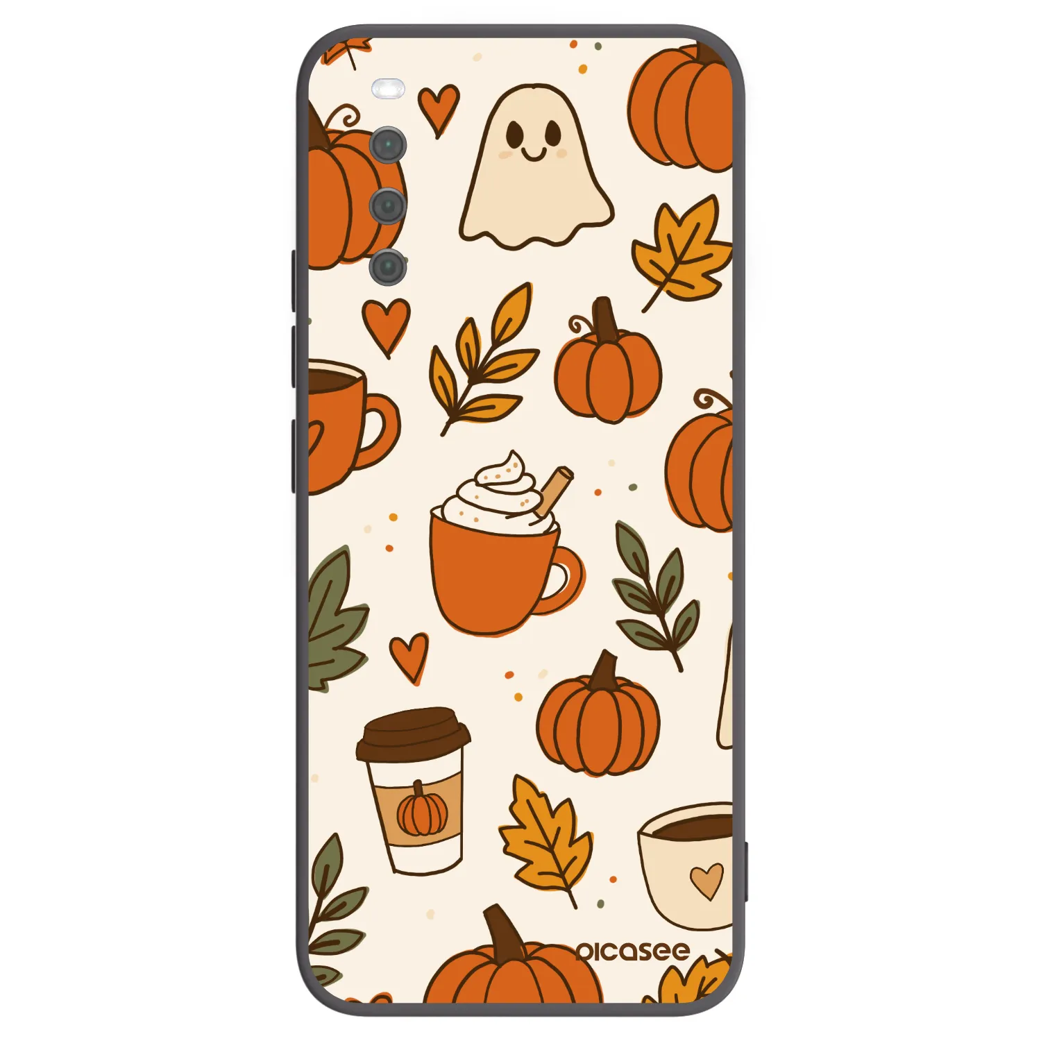 Picasee husă neagră din silicon pentru Sony Xperia 10 III - Fall vibes