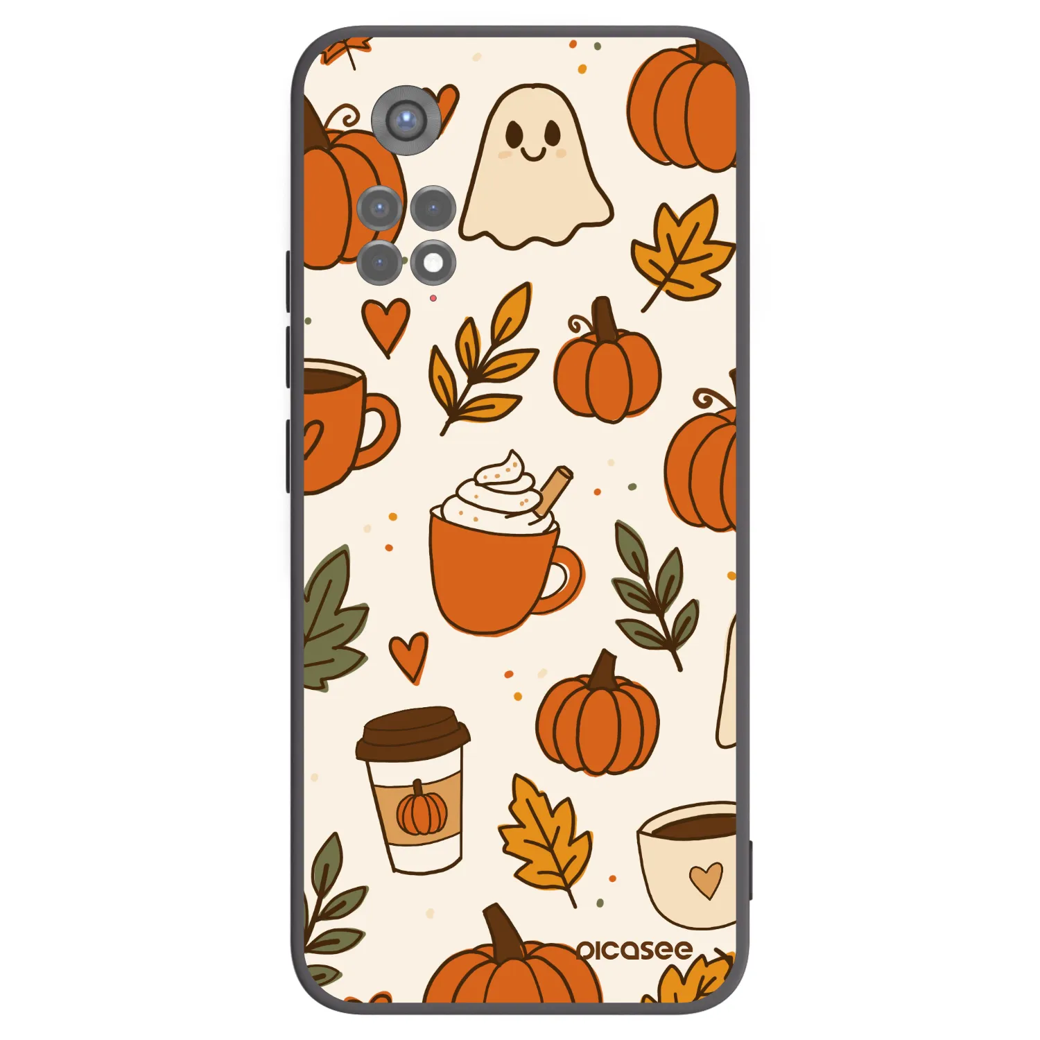 Picasee husă neagră din silicon pentru Xiaomi Redmi Note 11S 5G - Fall vibes