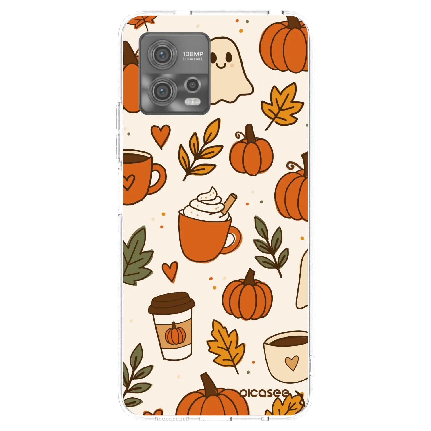 Picasee husă transparentă din silicon pentru Motorola Moto G72 - Fall vibes
