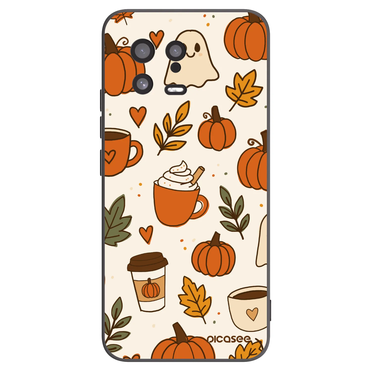 Picasee husă neagră din silicon pentru Xiaomi 13 - Fall vibes