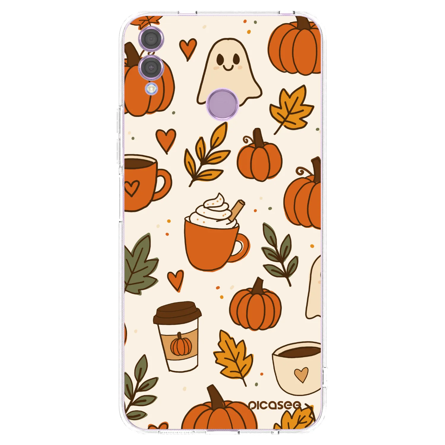 Picasee husă transparentă din silicon pentru Honor 8X - Fall vibes