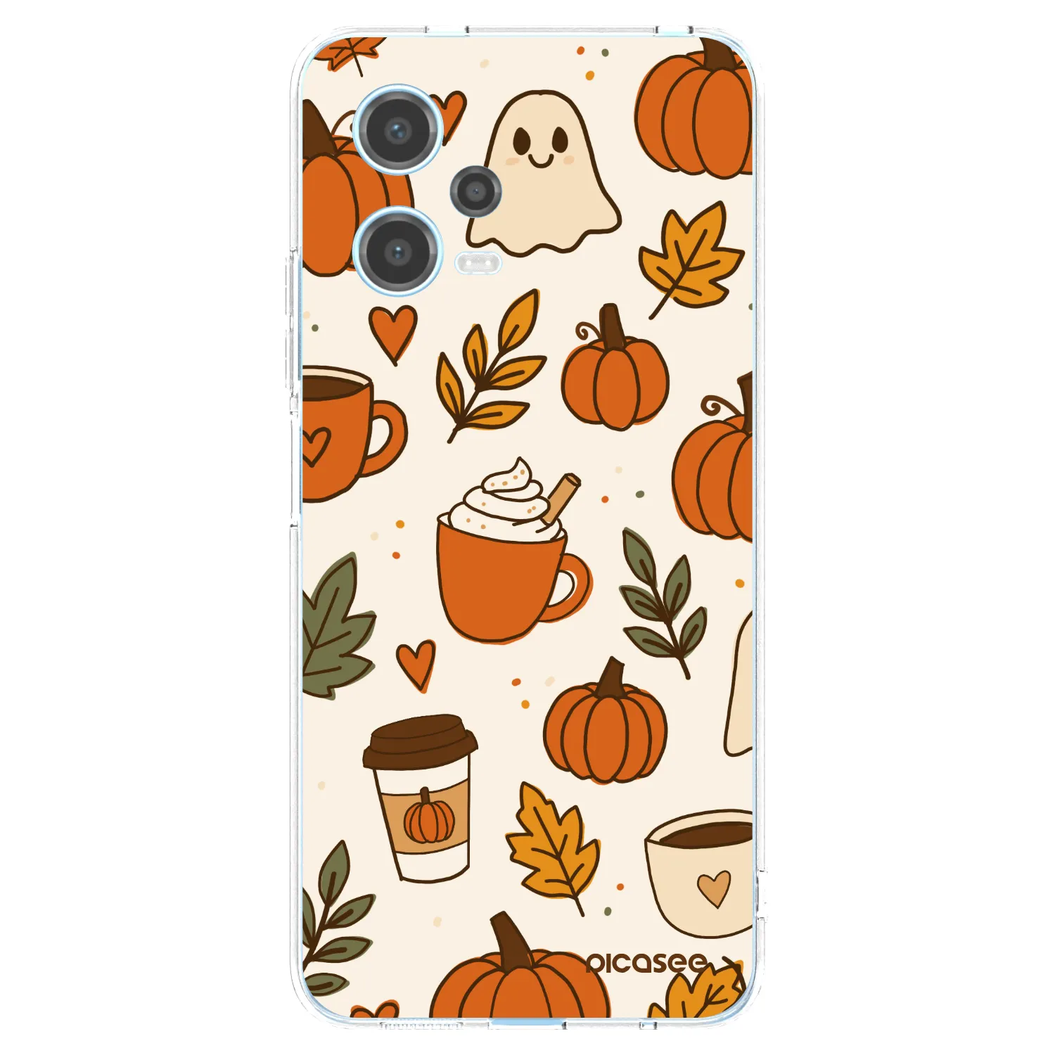 Picasee husă transparentă din silicon pentru Xiaomi Redmi Note 12 5G - Fall vibes