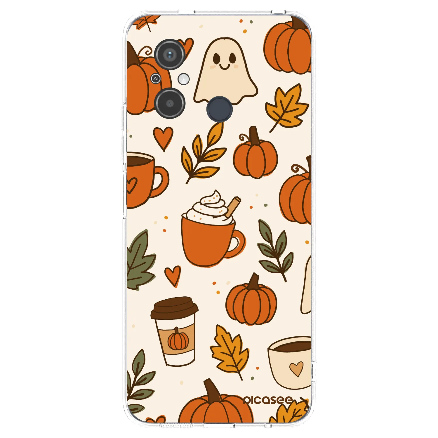 Picasee husă transparentă din silicon pentru Xiaomi Redmi 12C - Fall vibes
