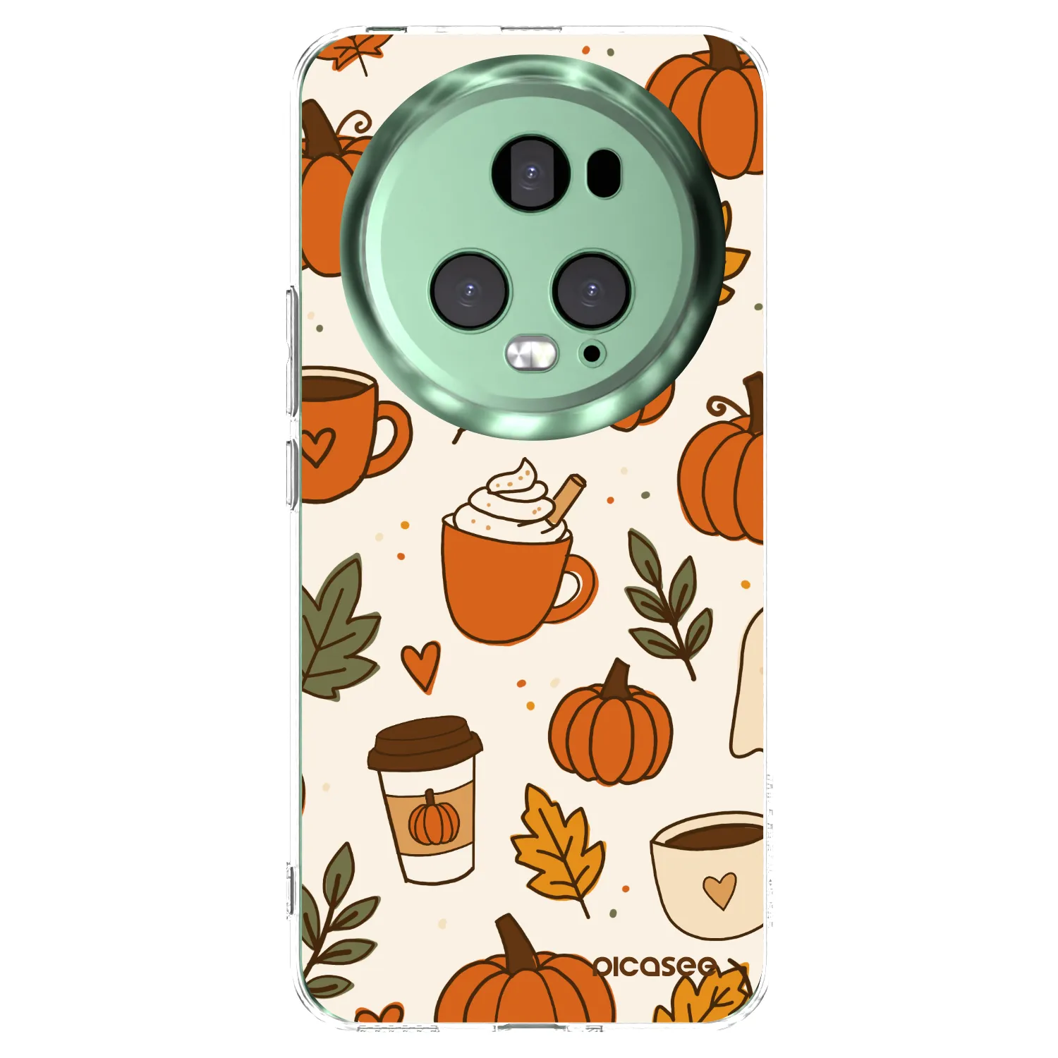 Picasee husă transparentă din silicon pentru Honor Magic5 Pro - Fall vibes