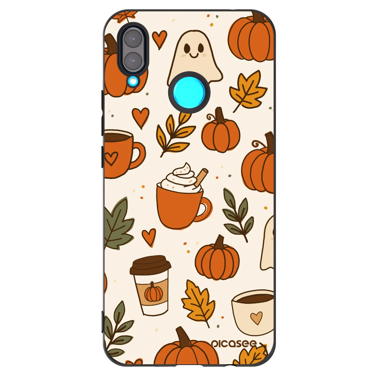 Picasee husă neagră din silicon pentru Huawei Nova 3 - Fall vibes