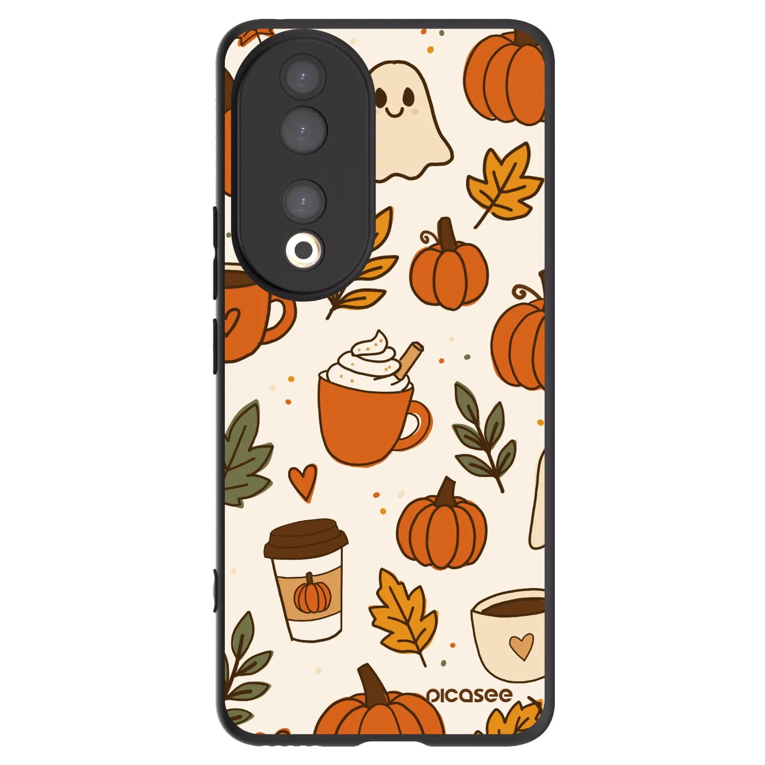 Picasee husă neagră din silicon pentru Honor 90 5G - Fall vibes