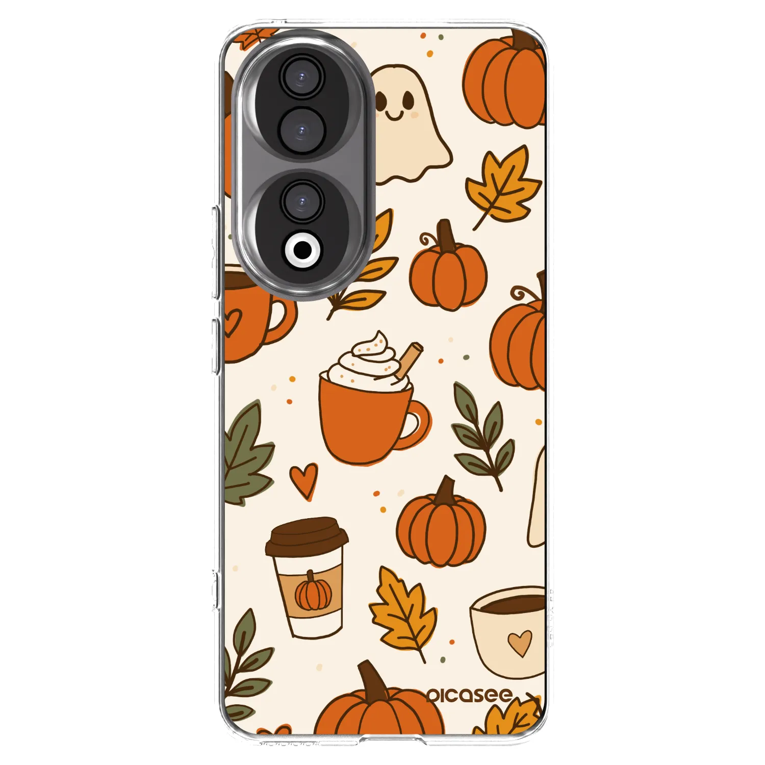 Picasee husă transparentă din silicon pentru Honor 90 5G - Fall vibes