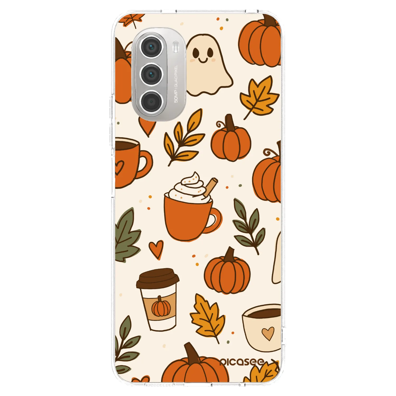 Picasee husă transparentă din silicon pentru Motorola Moto G51 - Fall vibes