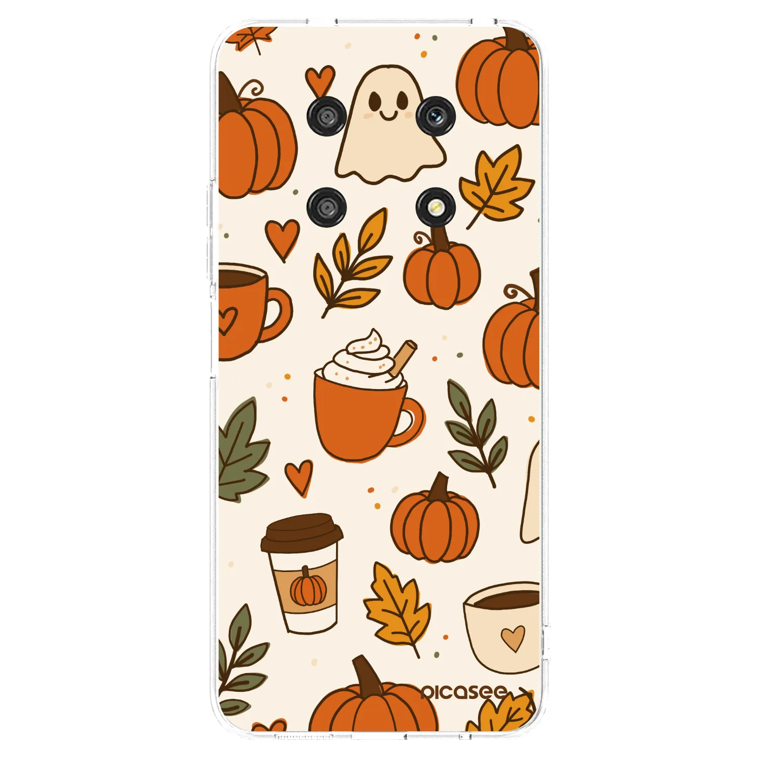 Picasee husă transparentă din silicon pentru Honor Magic4 Lite 5G - Fall vibes
