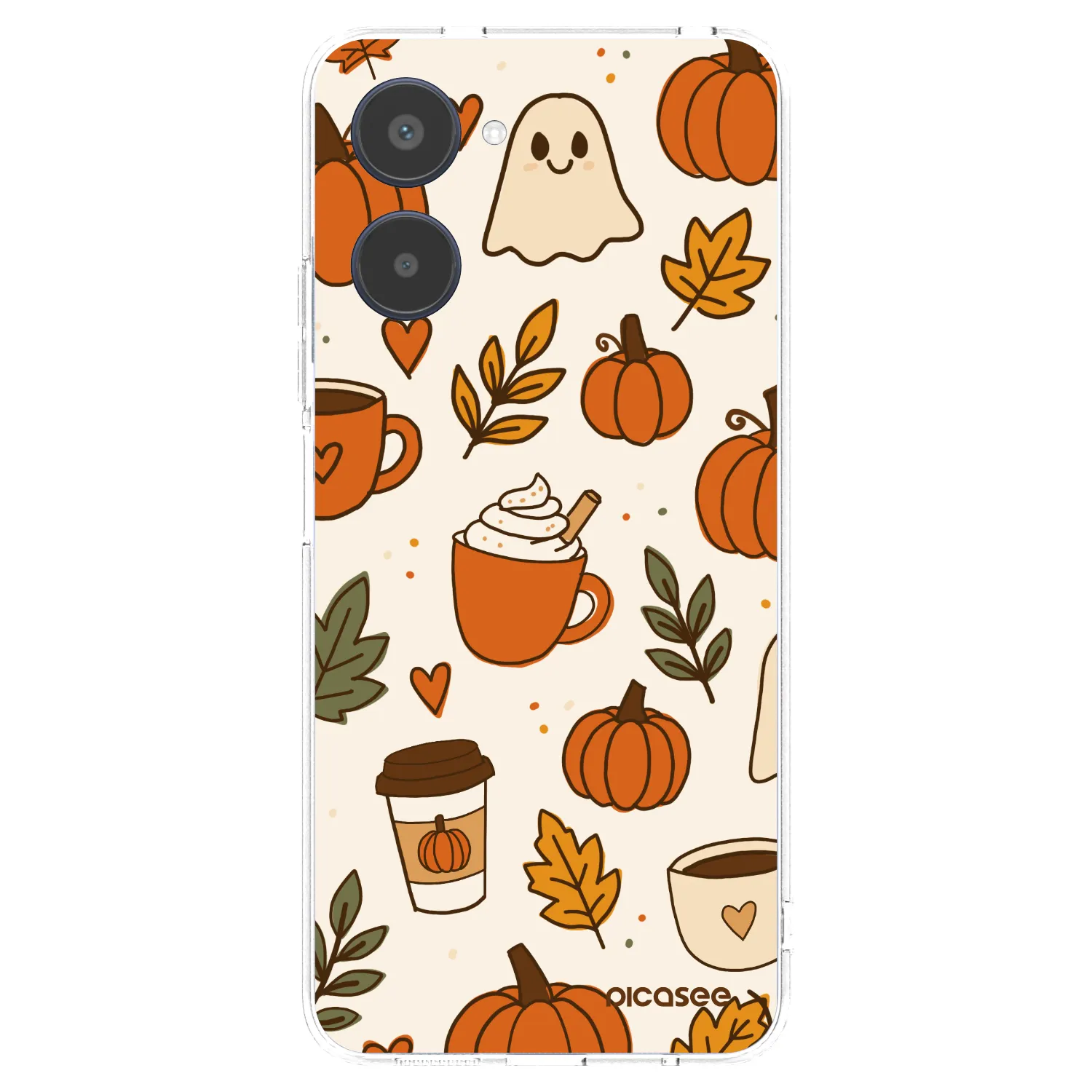 Picasee husă transparentă din silicon pentru Realme 10 4G - Fall vibes