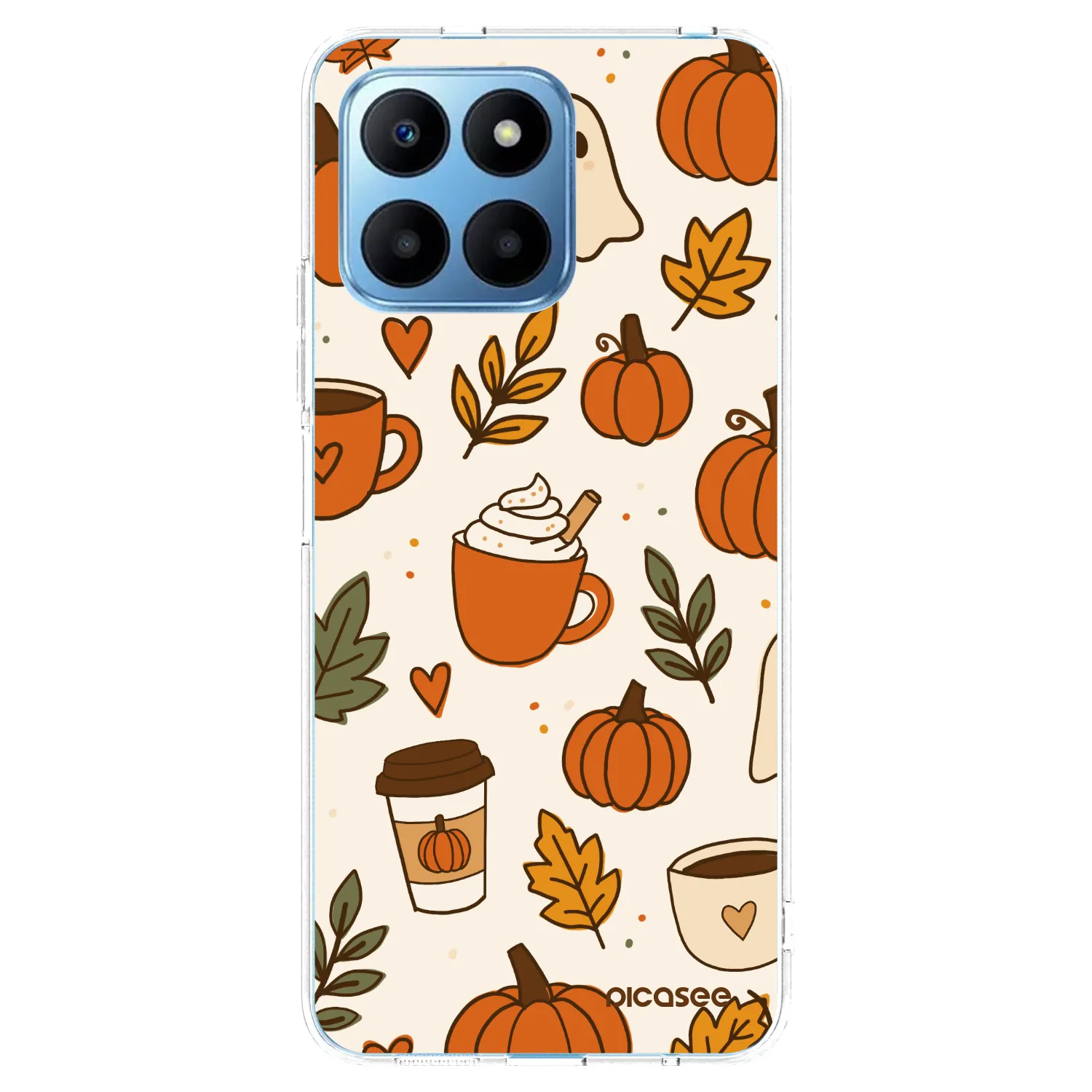 Picasee husă transparentă din silicon pentru Honor 70 Lite - Fall vibes