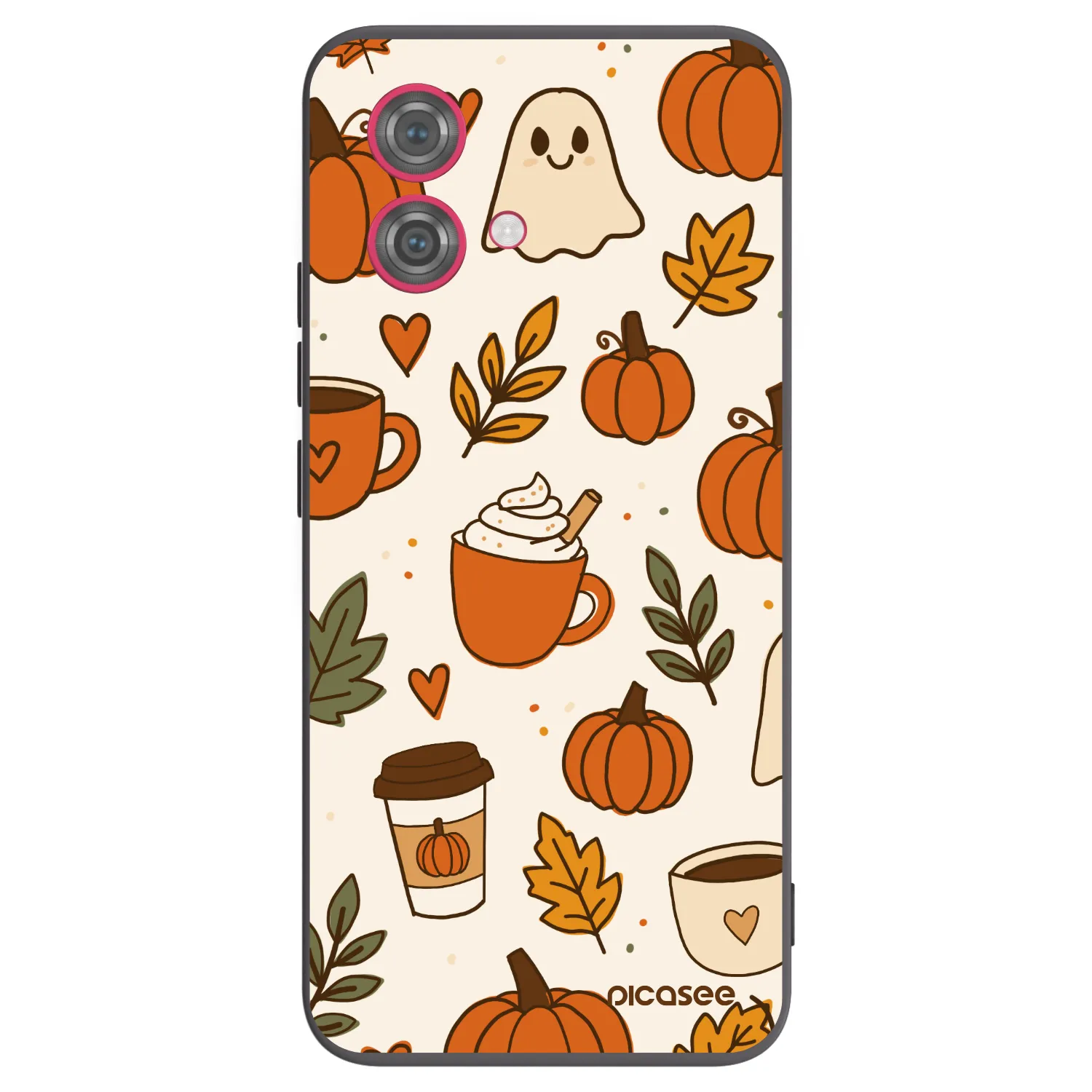 Picasee husă neagră din silicon pentru Motorola Moto G84 5G - Fall vibes