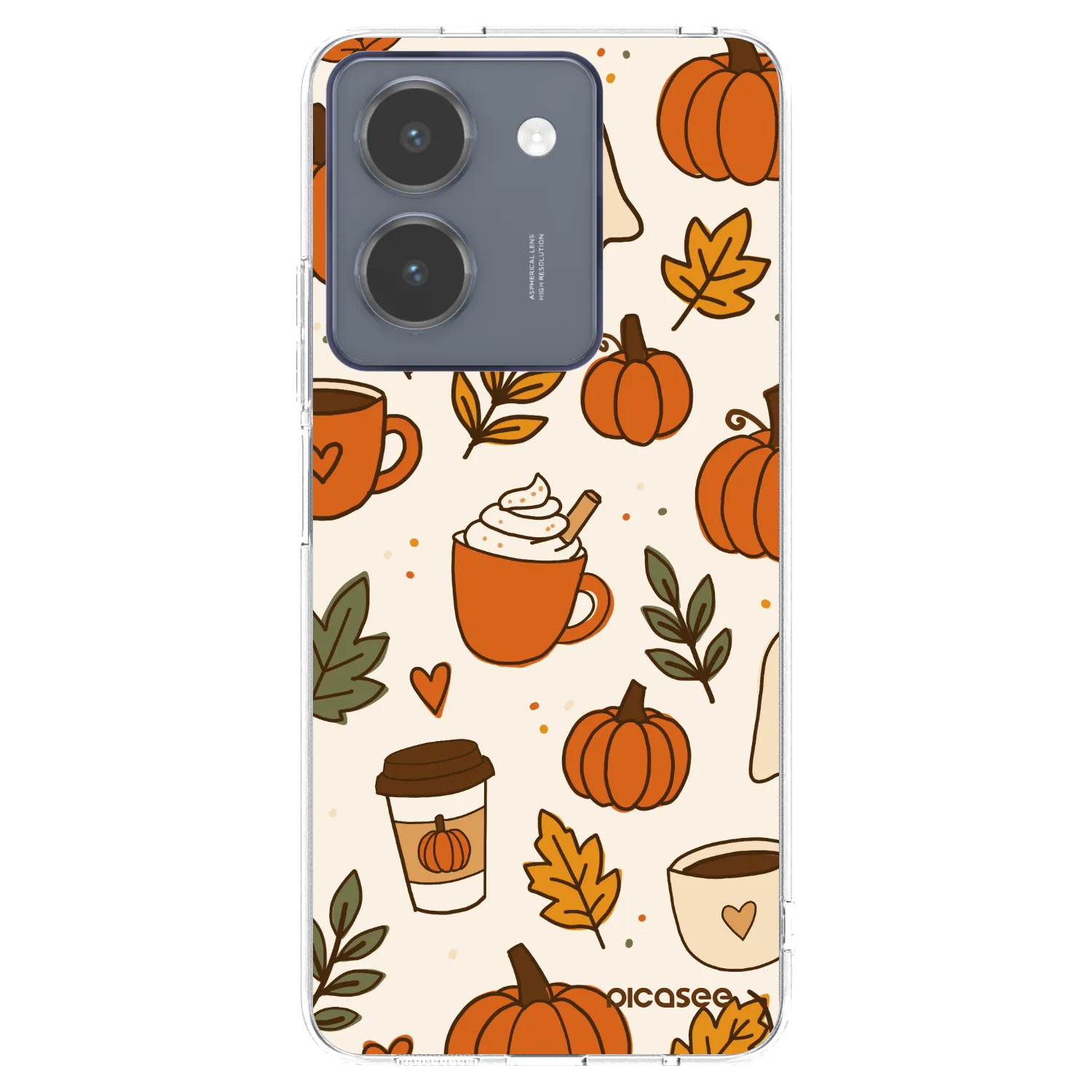 Picasee husă transparentă din silicon pentru Vivo Y36 4G - Fall vibes