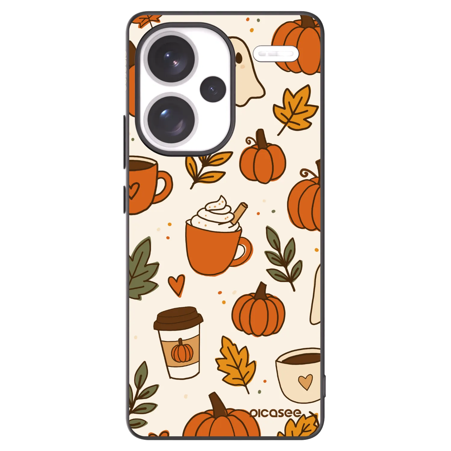 Picasee husă neagră din silicon pentru Xiaomi Redmi Note 13 Pro+ 5G - Fall vibes