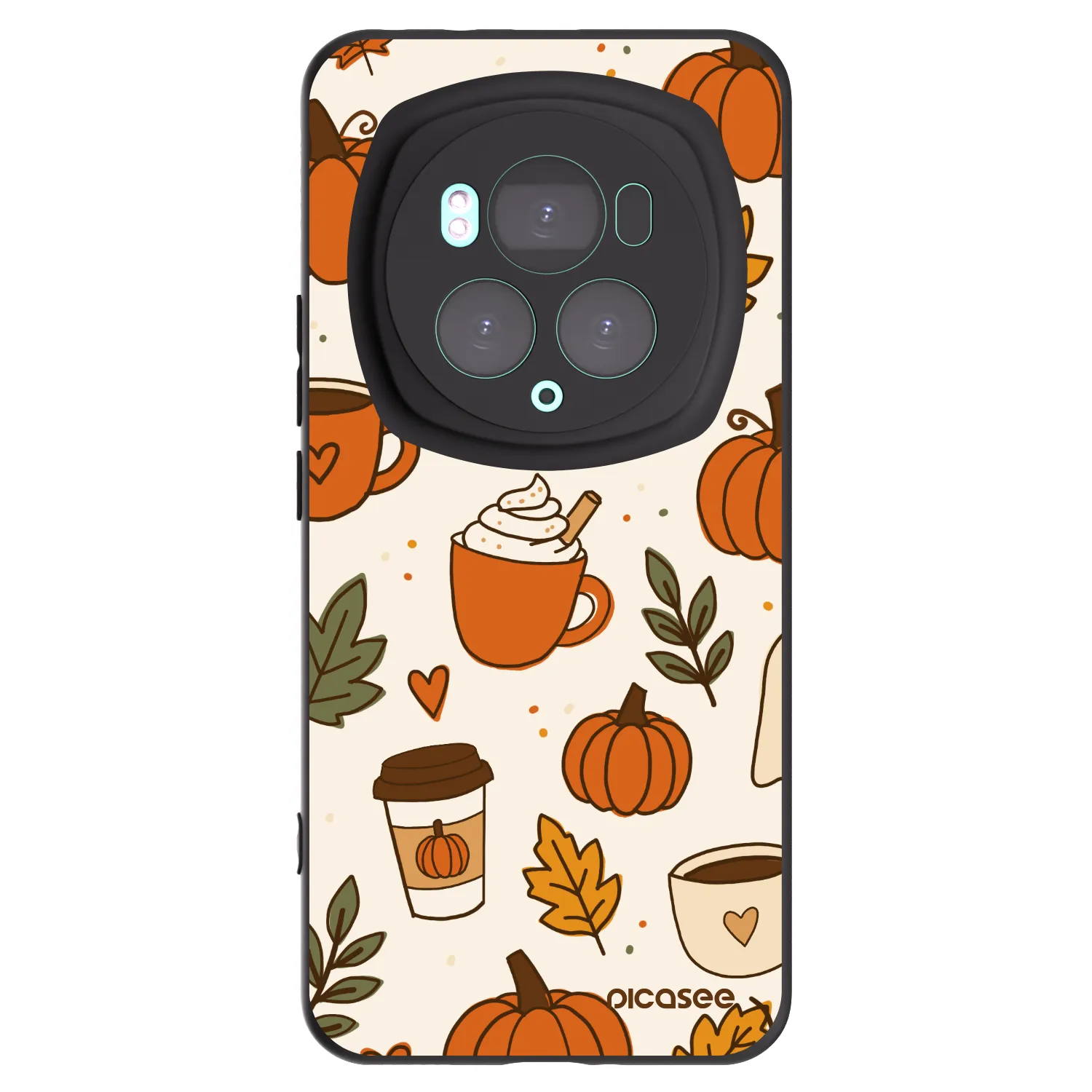 Picasee husă neagră din silicon pentru Honor Magic6 Pro - Fall vibes