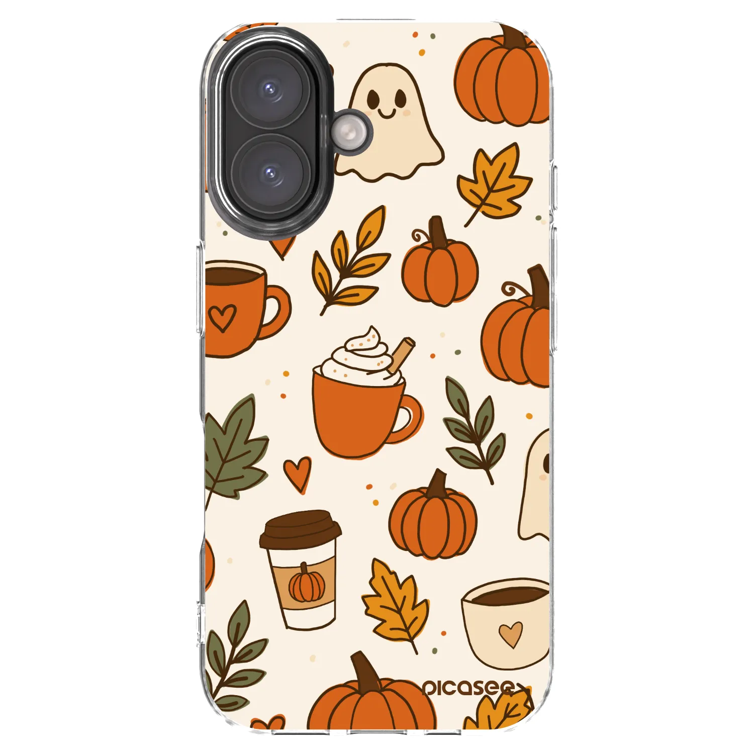 Picasee husă transparentă din silicon pentru Apple iPhone 16 - Fall vibes