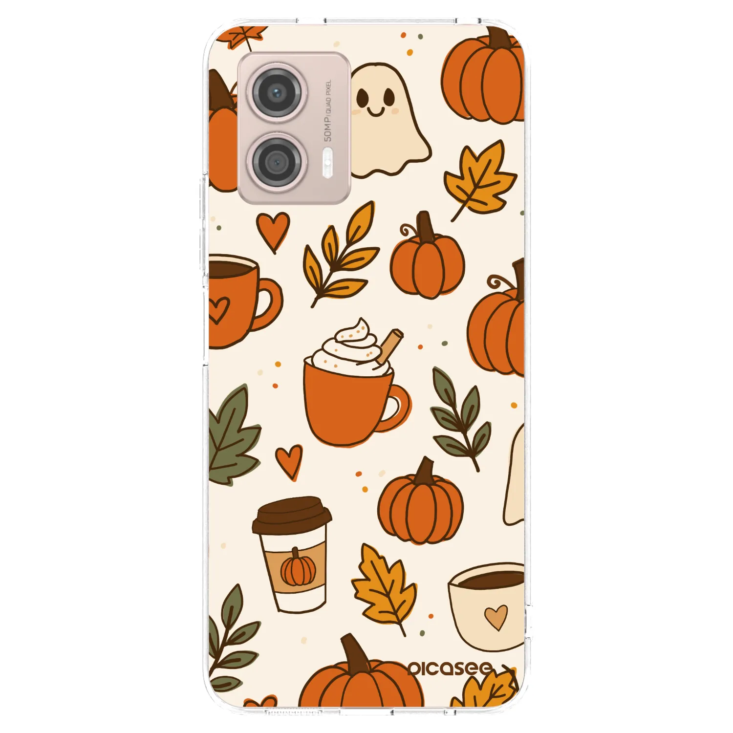 Picasee husă transparentă din silicon pentru Motorola Moto G53 5G - Fall vibes