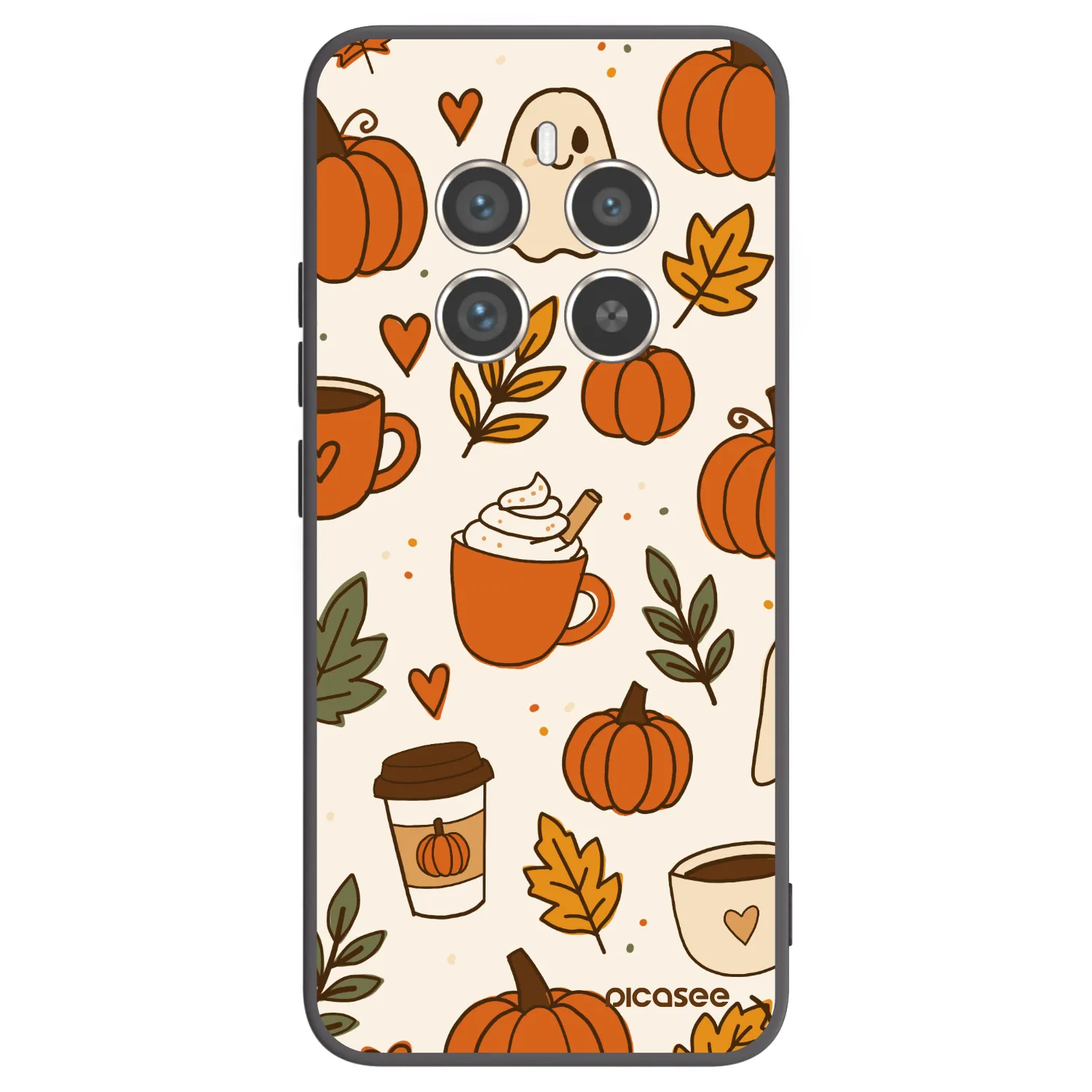 Picasee husă neagră din silicon pentru Realme 12 Pro 5G - Fall vibes