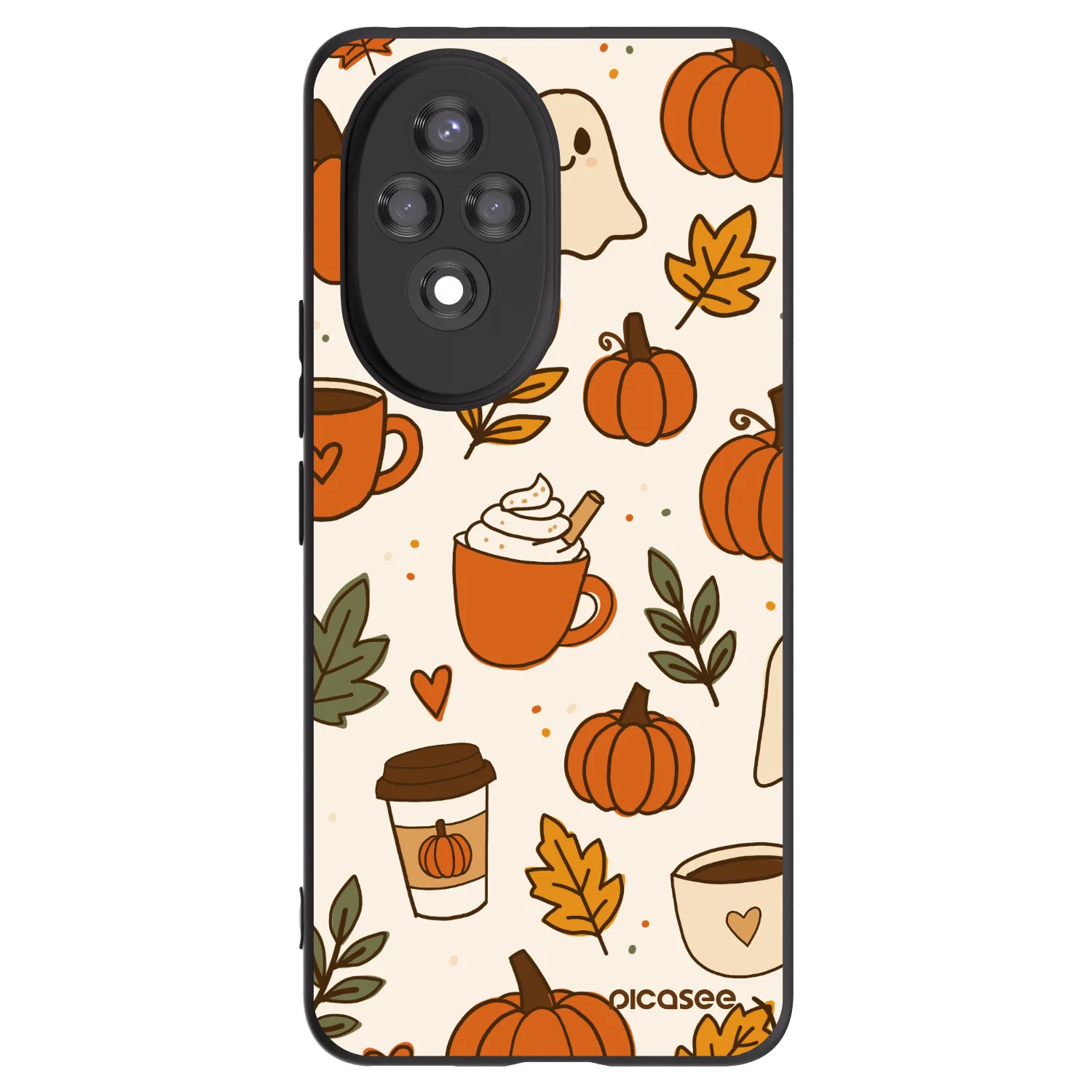 Picasee husă neagră din silicon pentru Honor 200 5G - Fall vibes