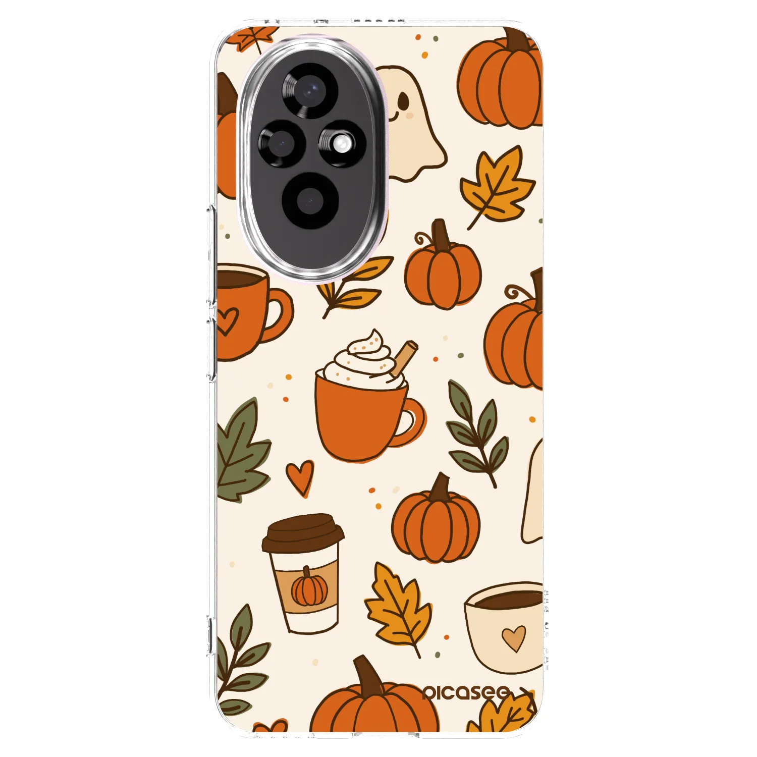 Picasee husă transparentă din silicon pentru Honor 200 5G - Fall vibes