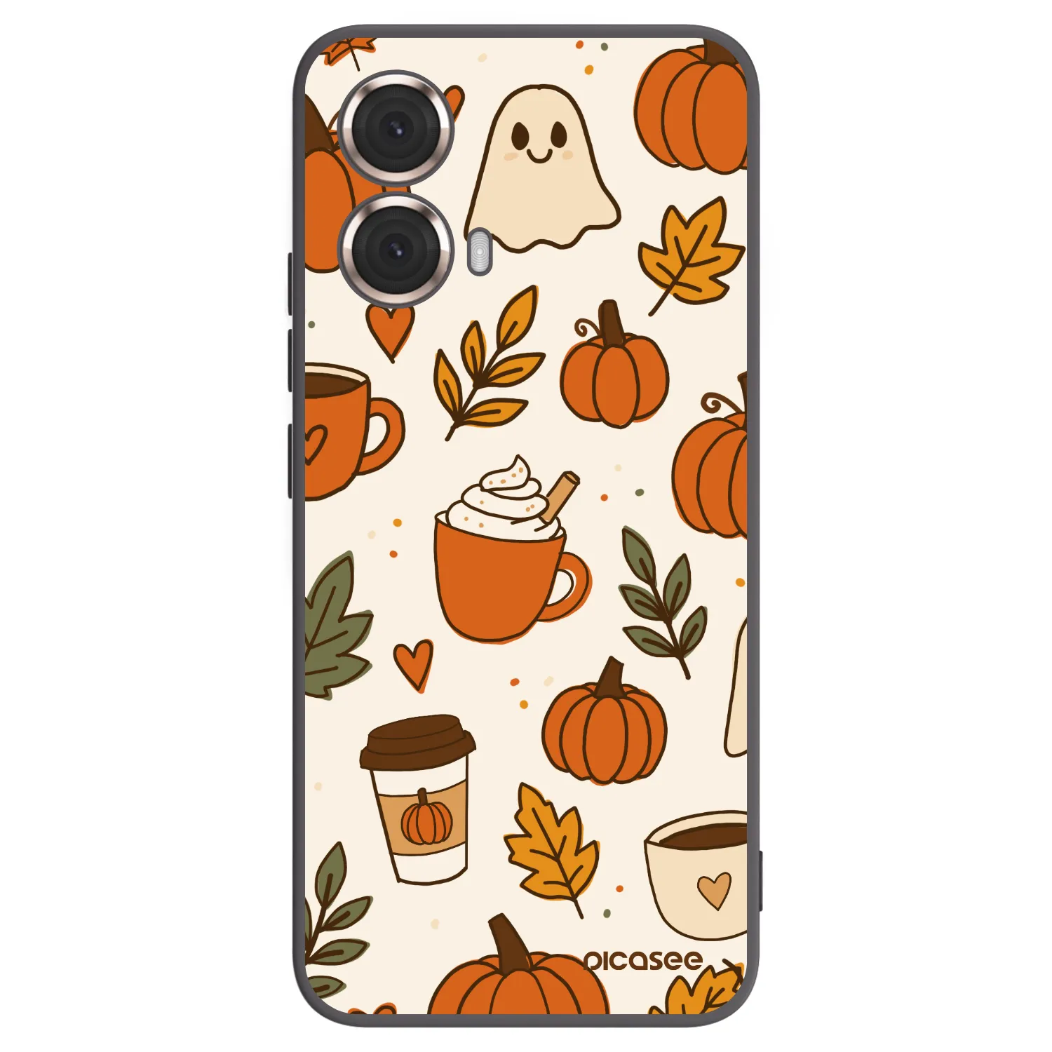 Picasee husă neagră din silicon pentru Motorola Moto G85 - Fall vibes