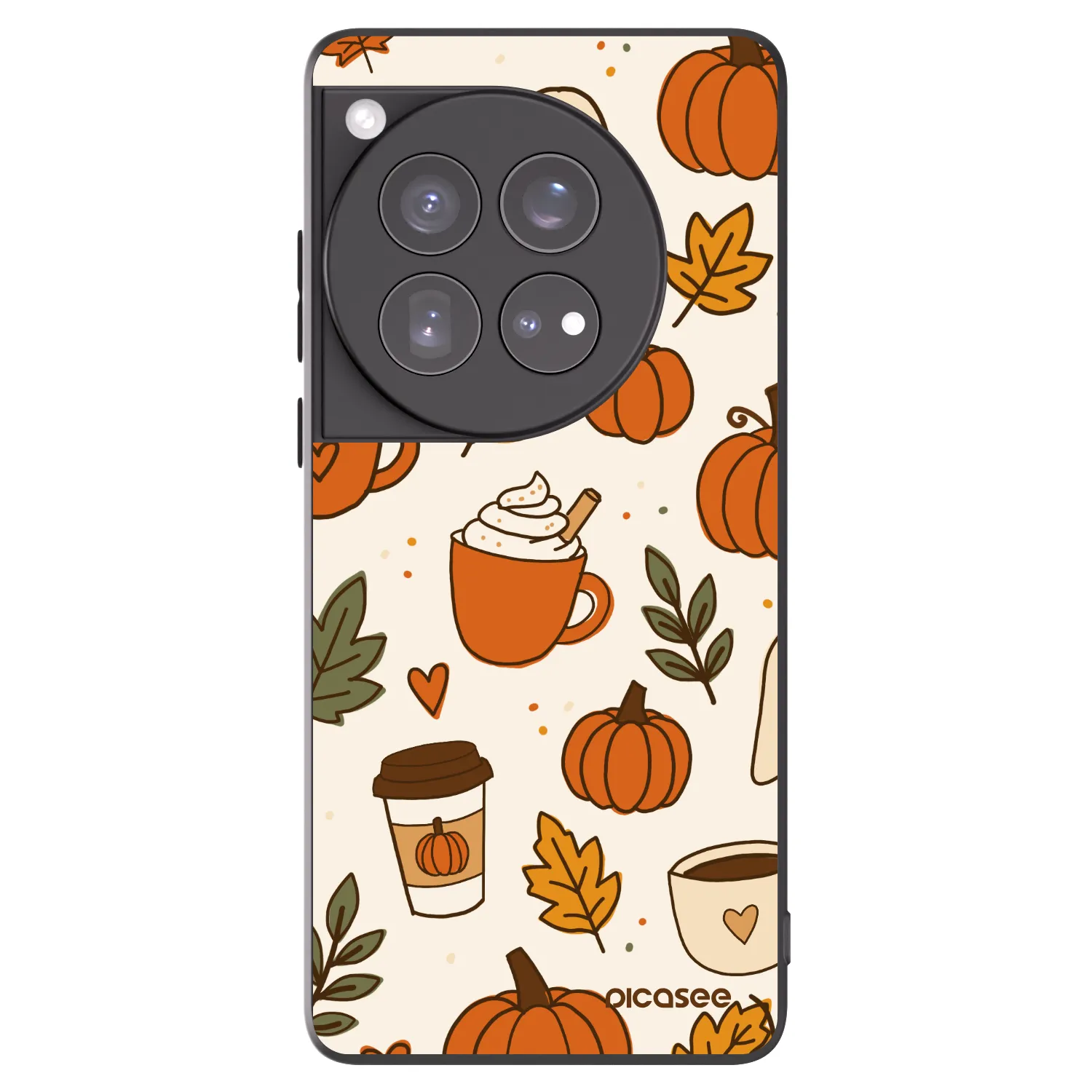 Picasee husă neagră din silicon pentru OnePlus 12 5G - Fall vibes
