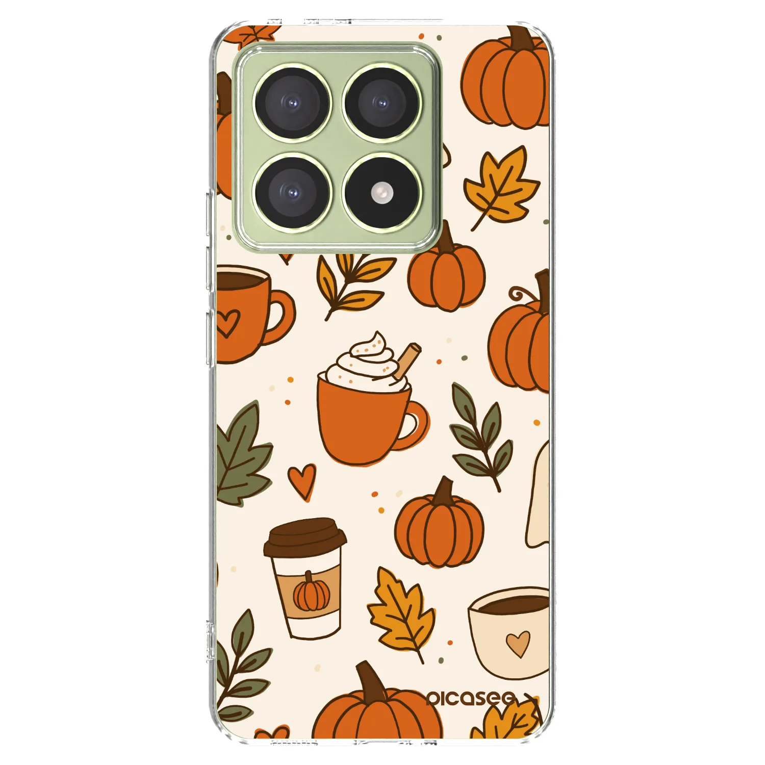 Picasee husă transparentă din silicon pentru Xiaomi 14T - Fall vibes