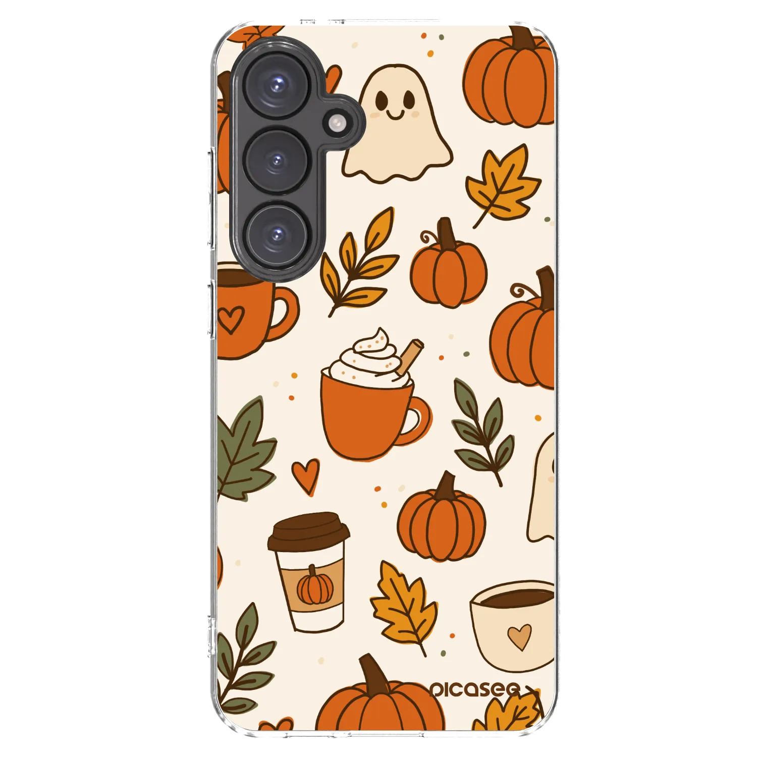 Picasee husă transparentă din silicon pentru Samsung Galaxy S24 FE S721B - Fall vibes