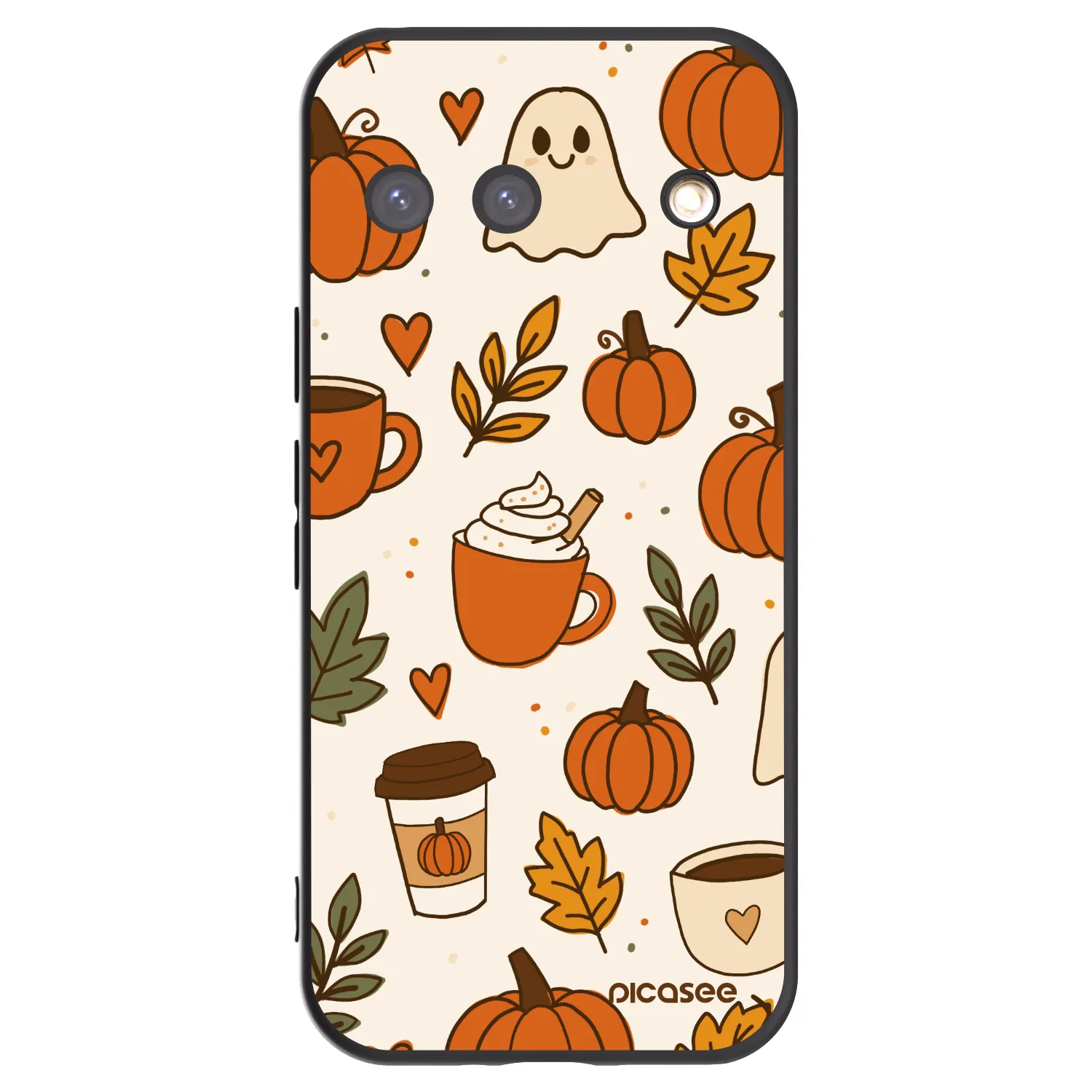 Picasee husă neagră din silicon pentru Google Pixel 9 - Fall vibes