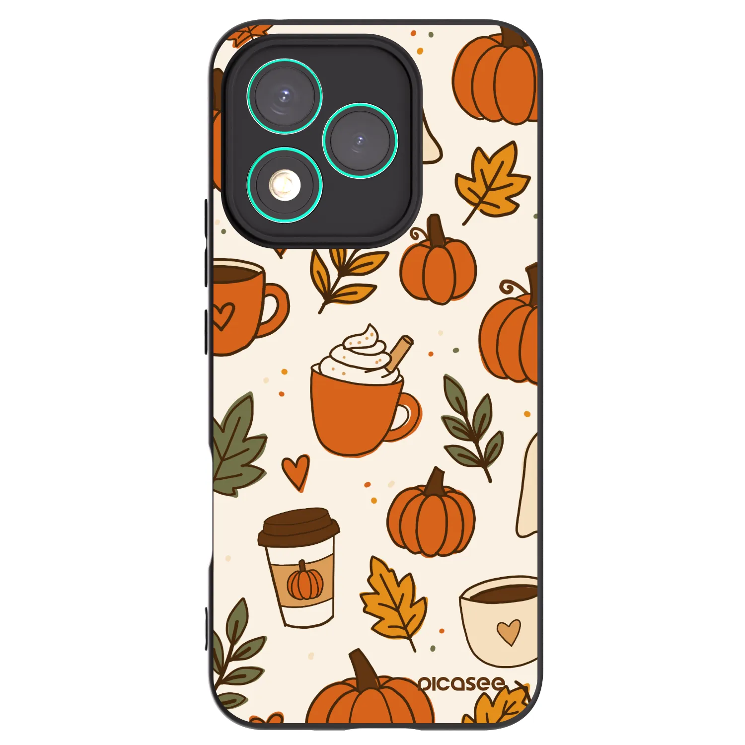 Picasee husă neagră din silicon pentru Honor 400 Lite 5G - Fall vibes