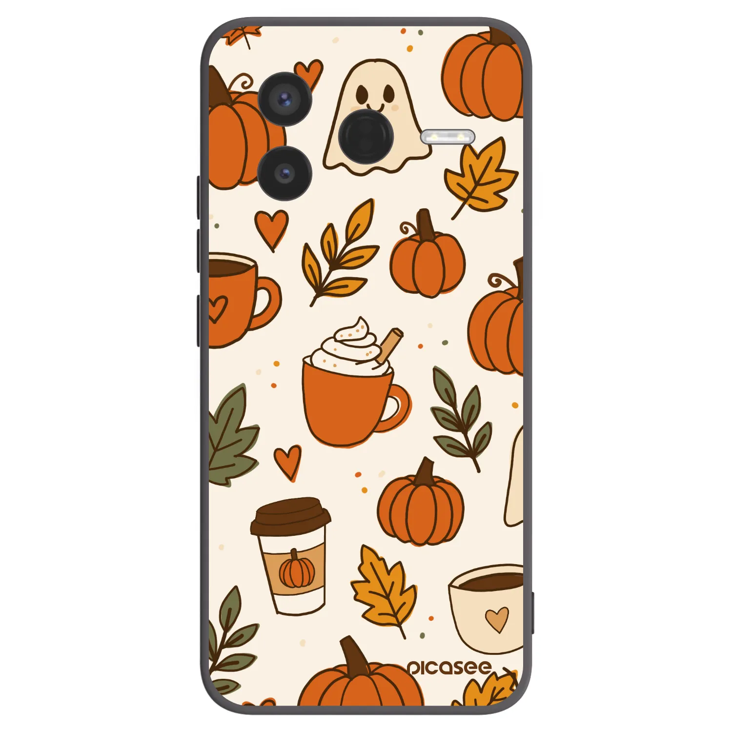 Picasee husă neagră din silicon pentru Xiaomi Poco F7 Pro 5G - Fall vibes