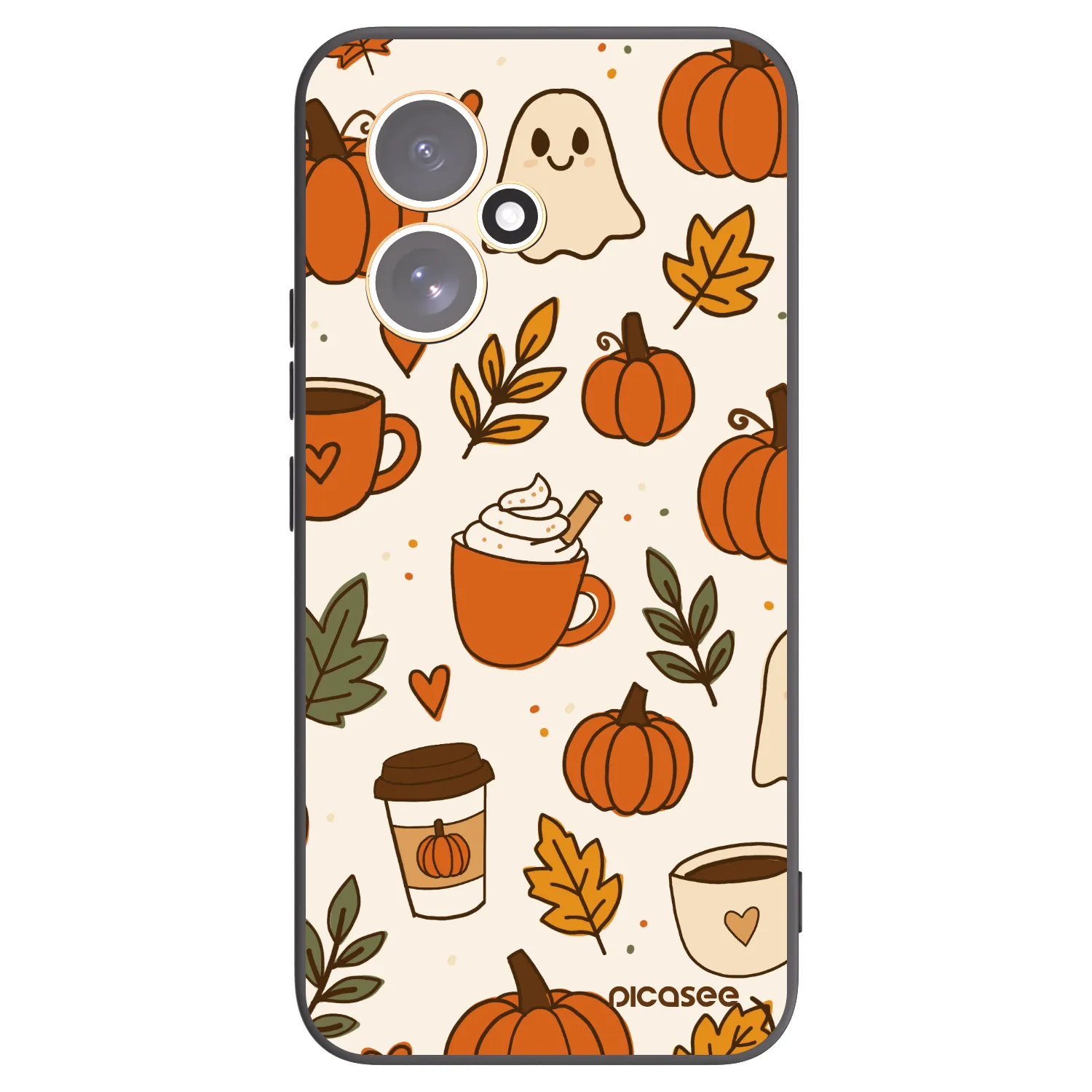 Picasee husă neagră din silicon pentru Honor 400 5G - Fall vibes