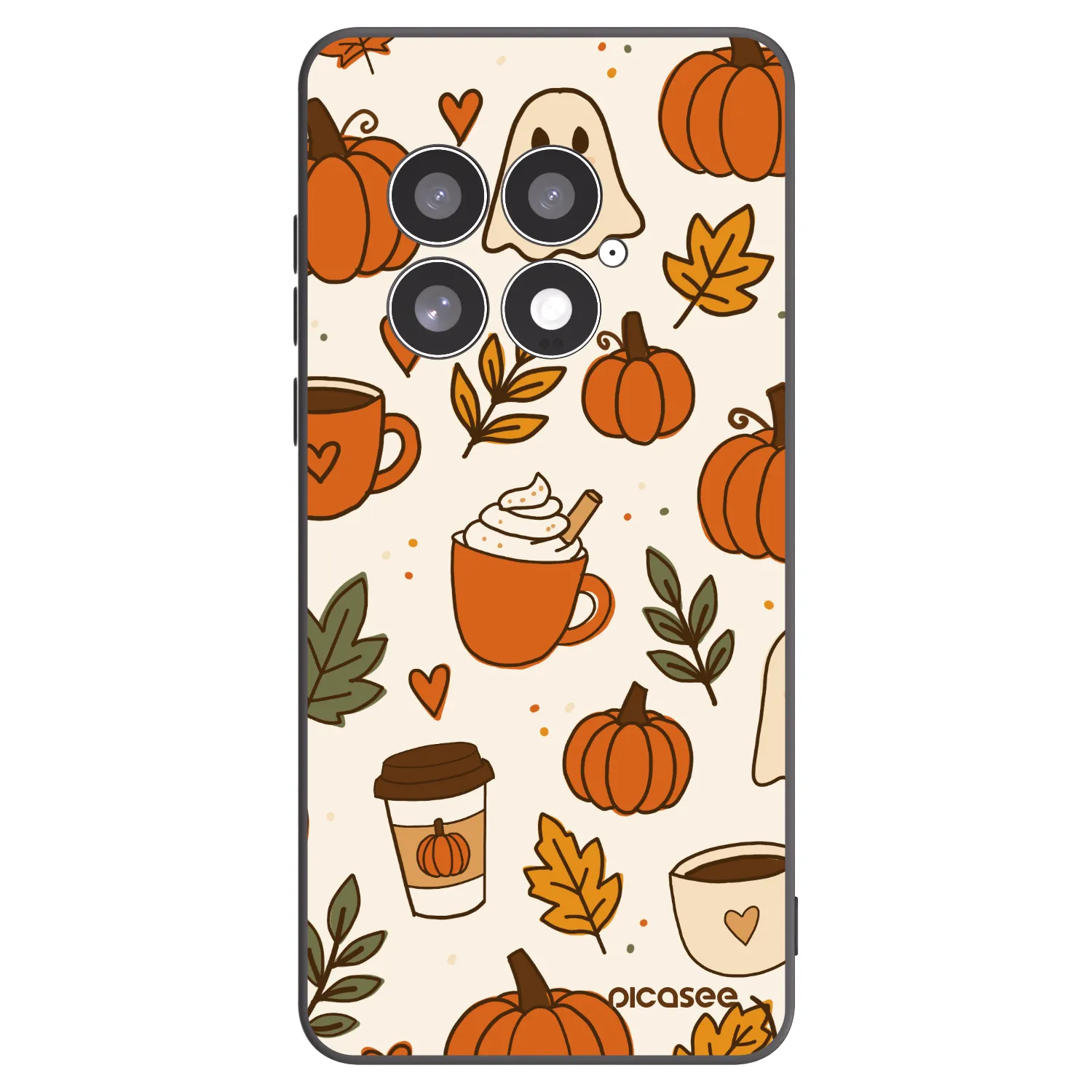 Picasee husă neagră din silicon pentru OnePlus 13 5G - Fall vibes