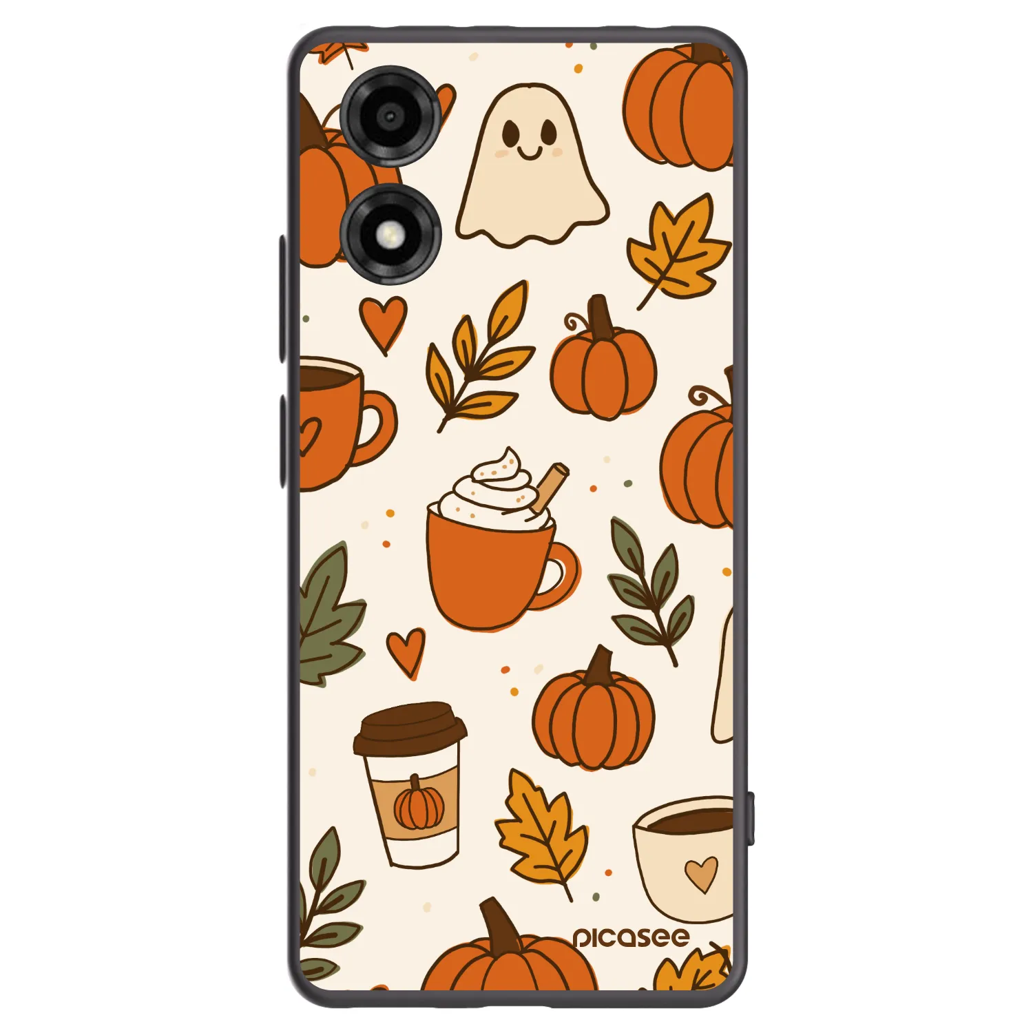 Picasee husă neagră din silicon pentru Motorola Moto E14 - Fall vibes