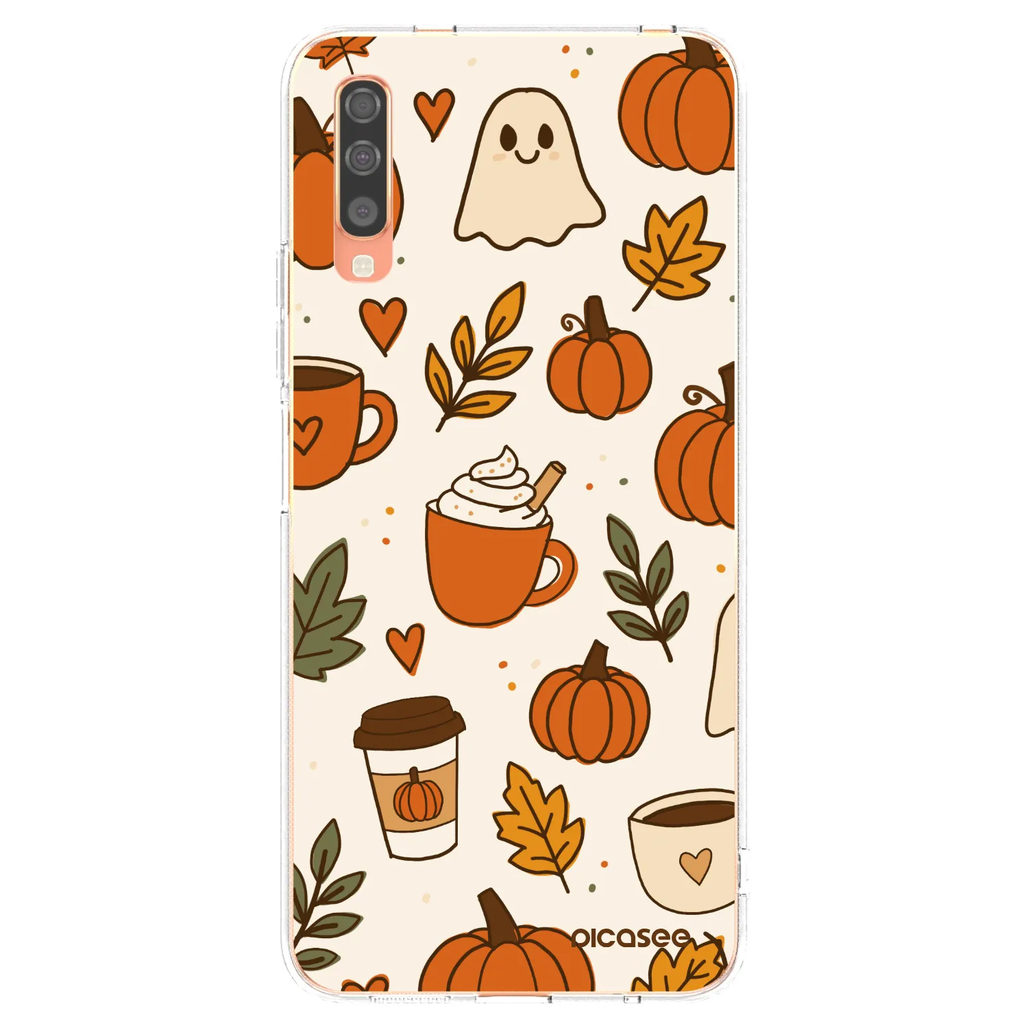 Picasee husă transparentă din silicon pentru Samsung Galaxy A70 A705F - Fall vibes