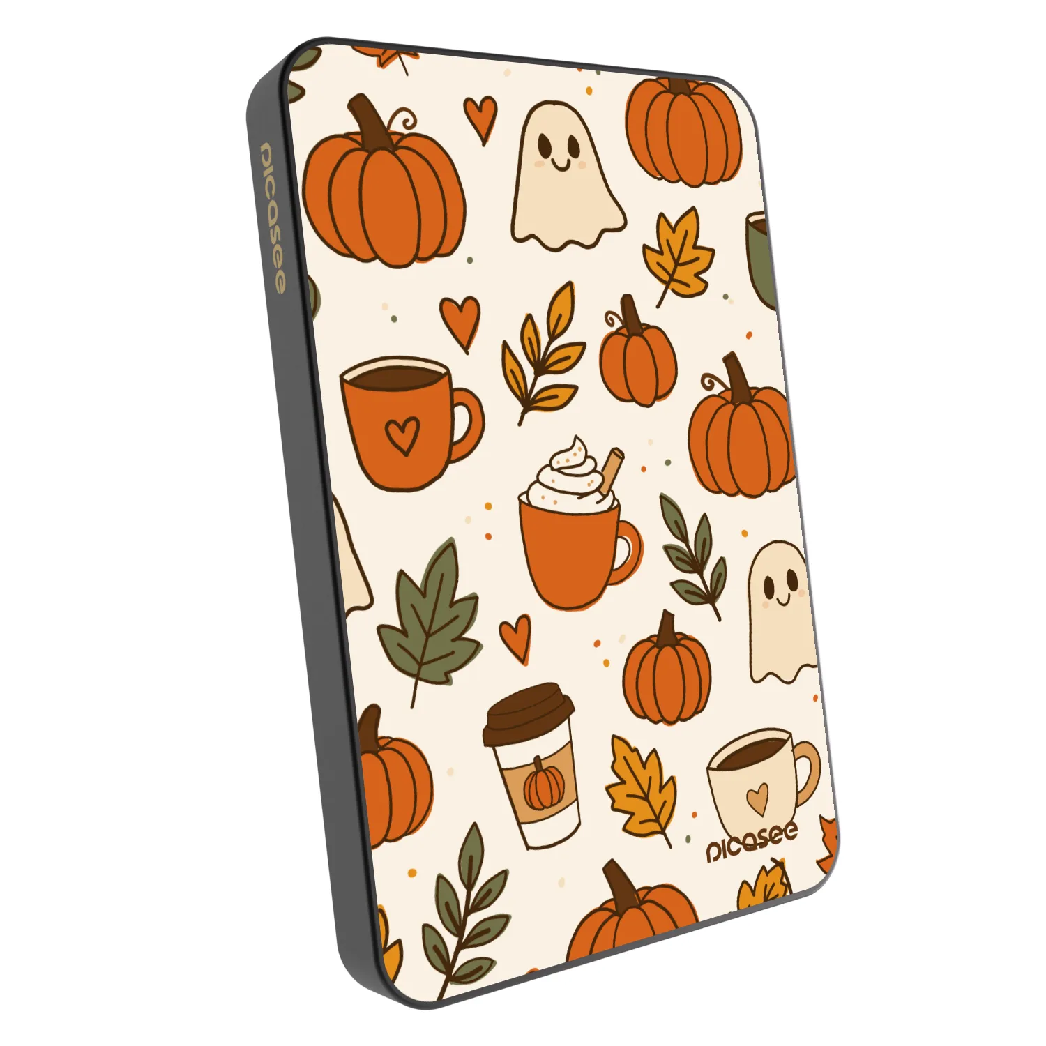 Picasee Powerbank cu MagSafe 5 000 mAh Gri - Fall vibes