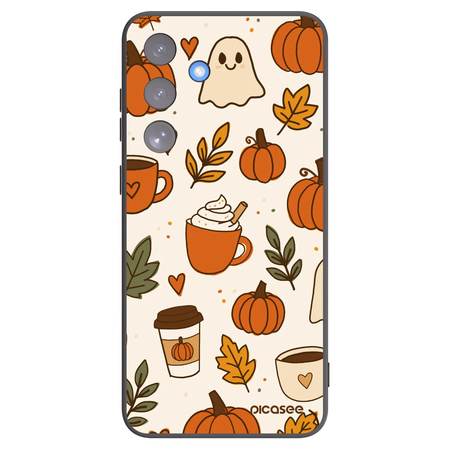 Picasee husă neagră din silicon pentru Samsung Galaxy S25 FE 5G - Fall vibes