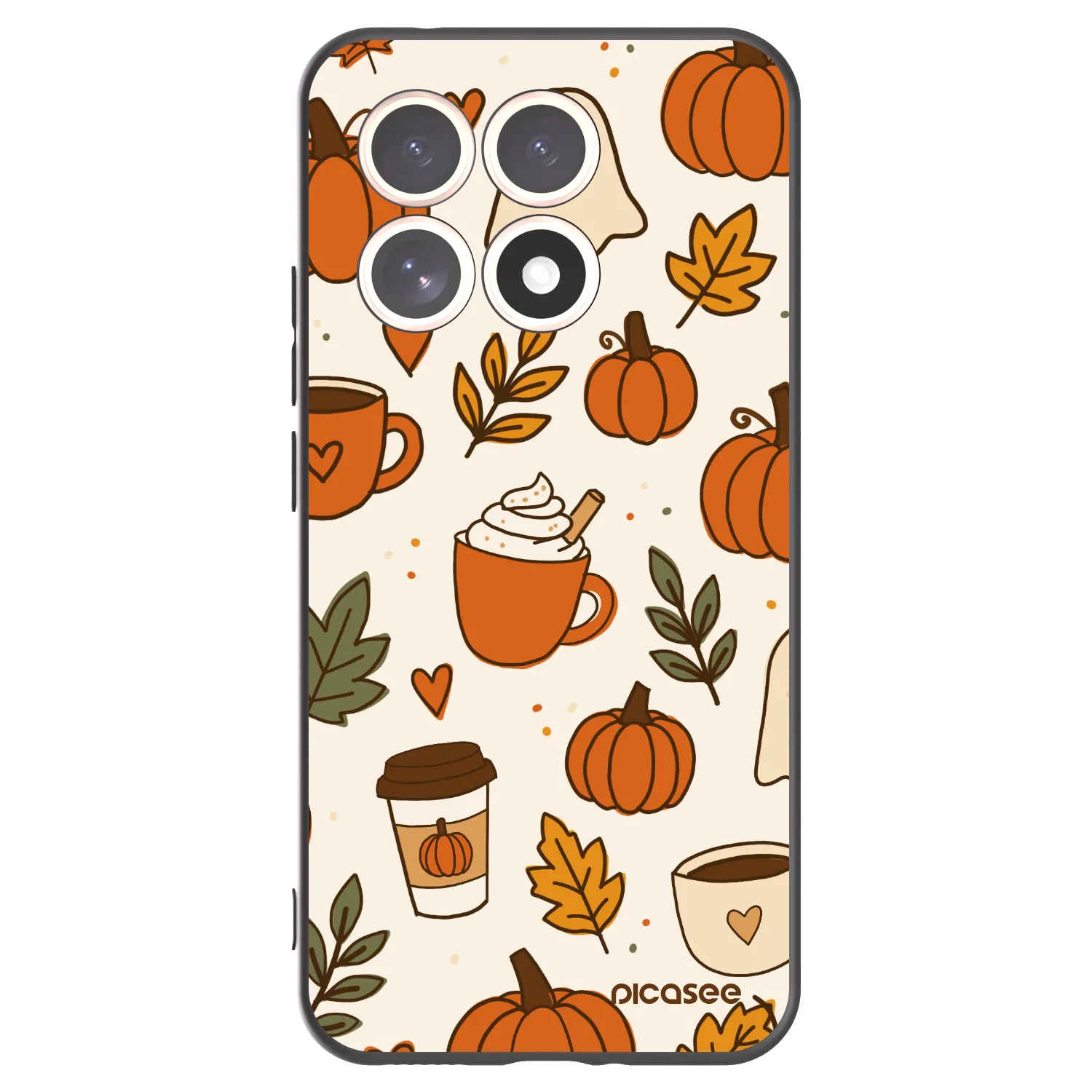 Picasee husă neagră din silicon pentru Xiaomi 15T - Fall vibes