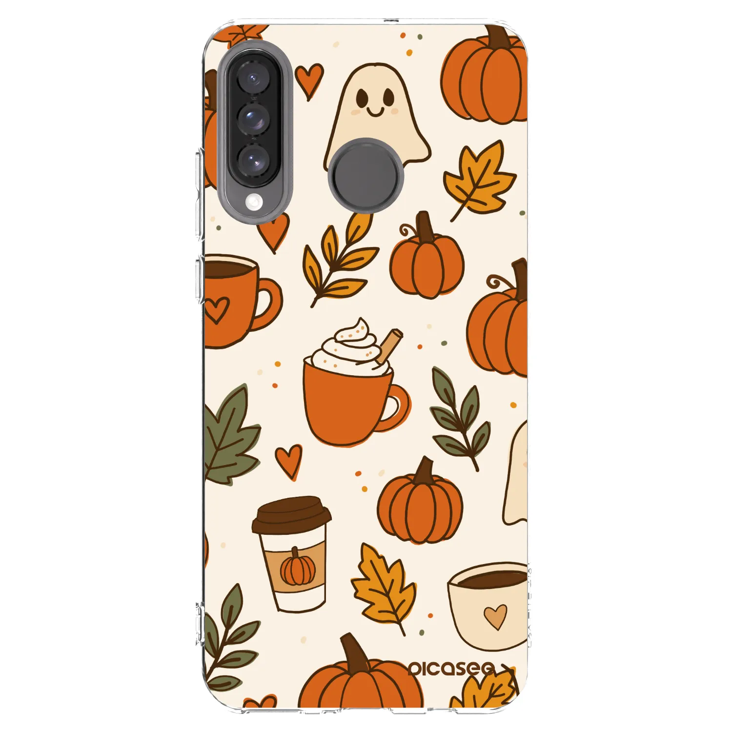 Picasee husă transparentă din silicon pentru Huawei P30 Lite - Fall vibes