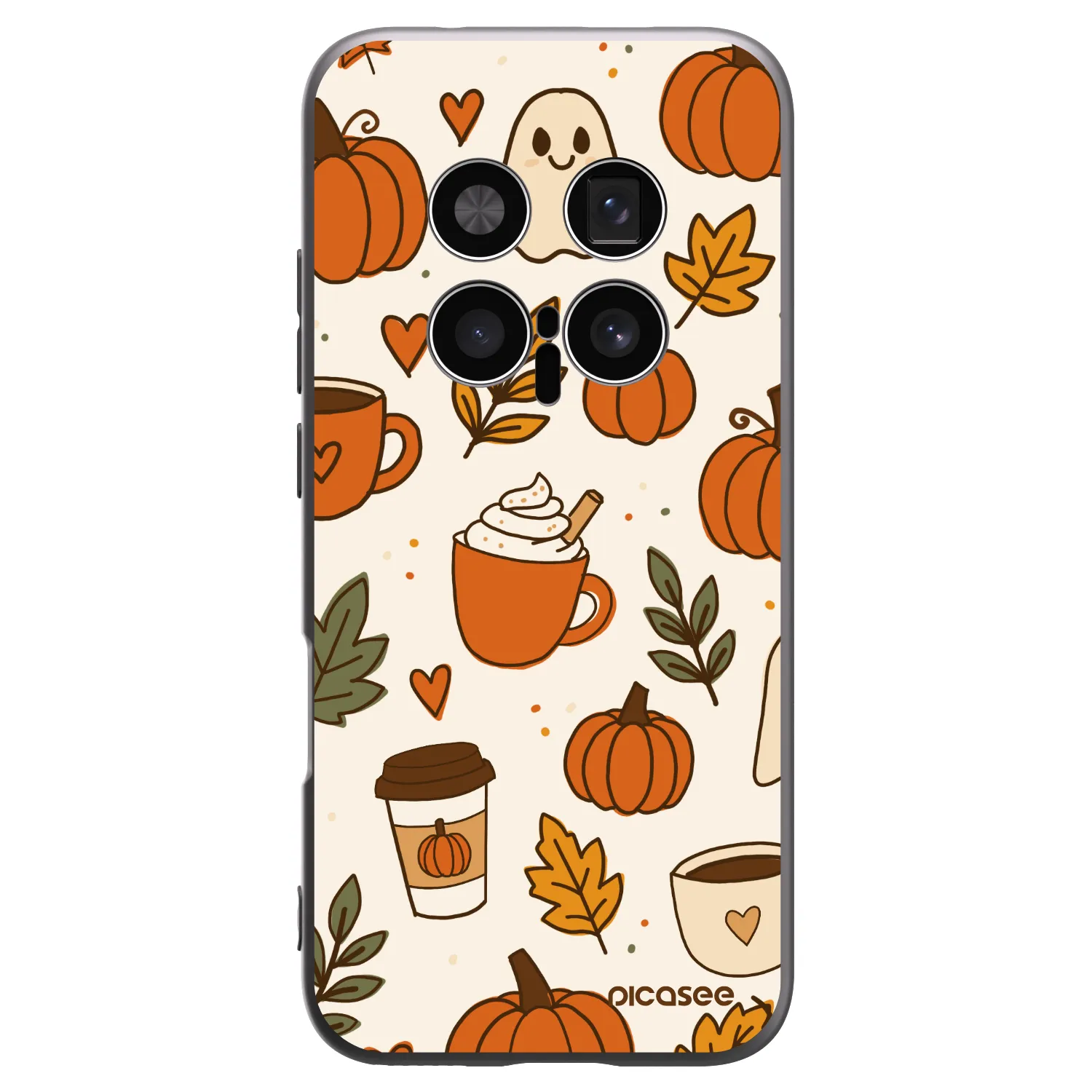 Picasee husă neagră din silicon pentru Honor Magic8 Pro 5G - Fall vibes