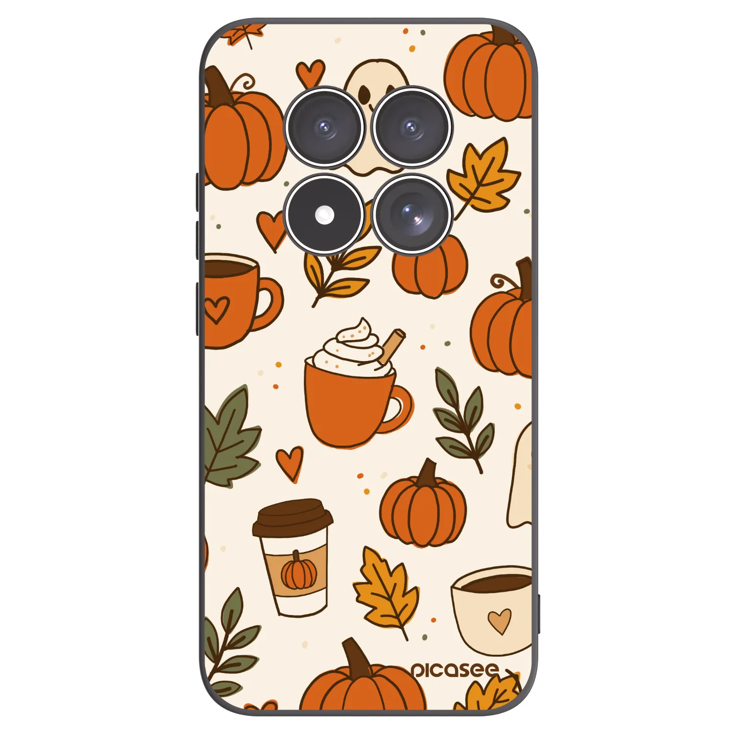 Picasee husă neagră din silicon pentru Xiaomi Redmi Note 15 Pro 5G - Fall vibes